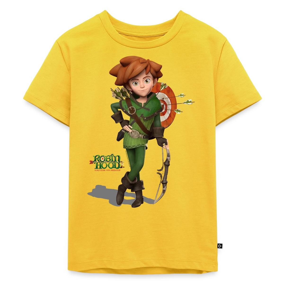 T-Shirt Robin Hood Mit Pfeil Und Bogen Kinder Premium T-Shirt