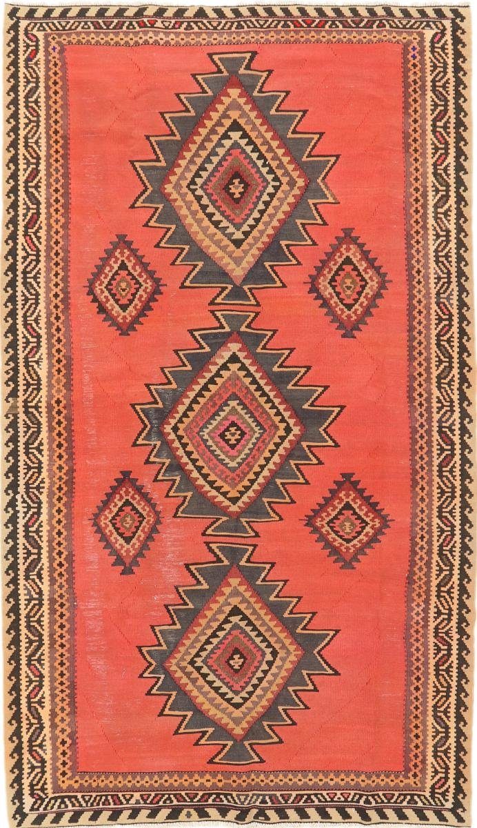 Orientteppich Kelim Fars Azerbaijan Antik 163x292 Handgewebter Orientteppich, Nain Trading, rechteckig, Höhe: 4 mm