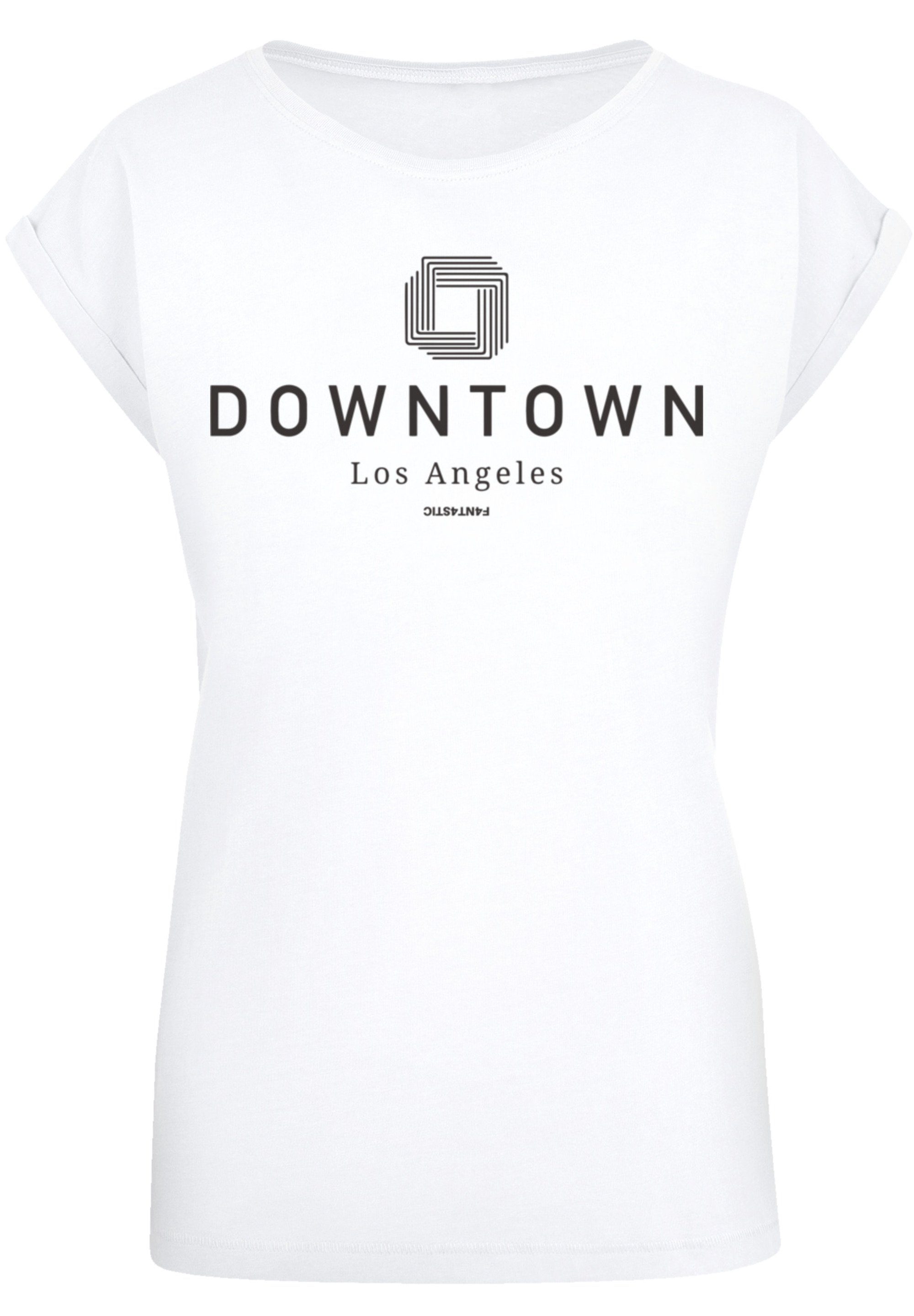 F4NT4STIC T-Shirt PLUS SIZE Downtown LA Muster Print