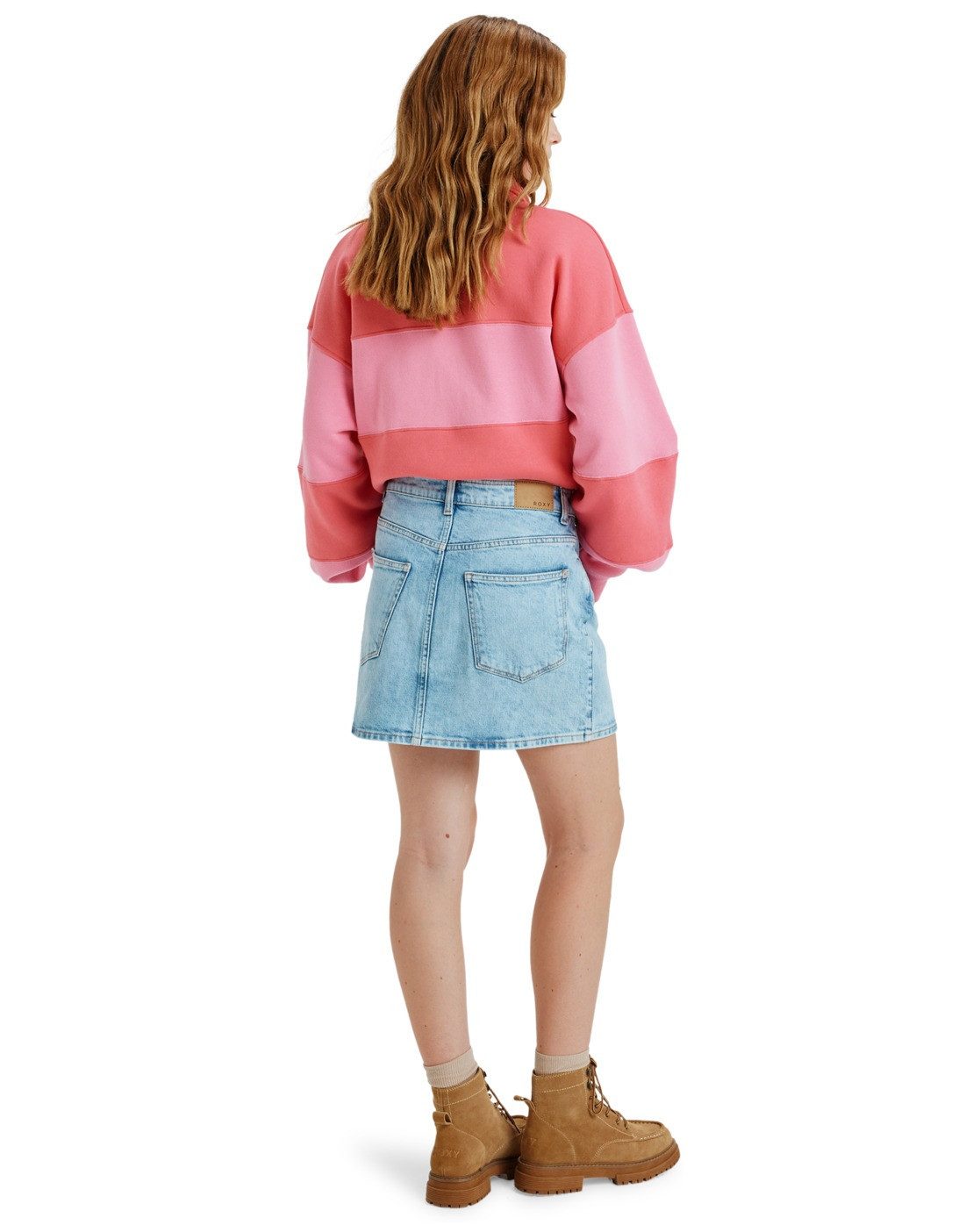 Roxy Sommerrock Rain Mini Skirt Beau Blue