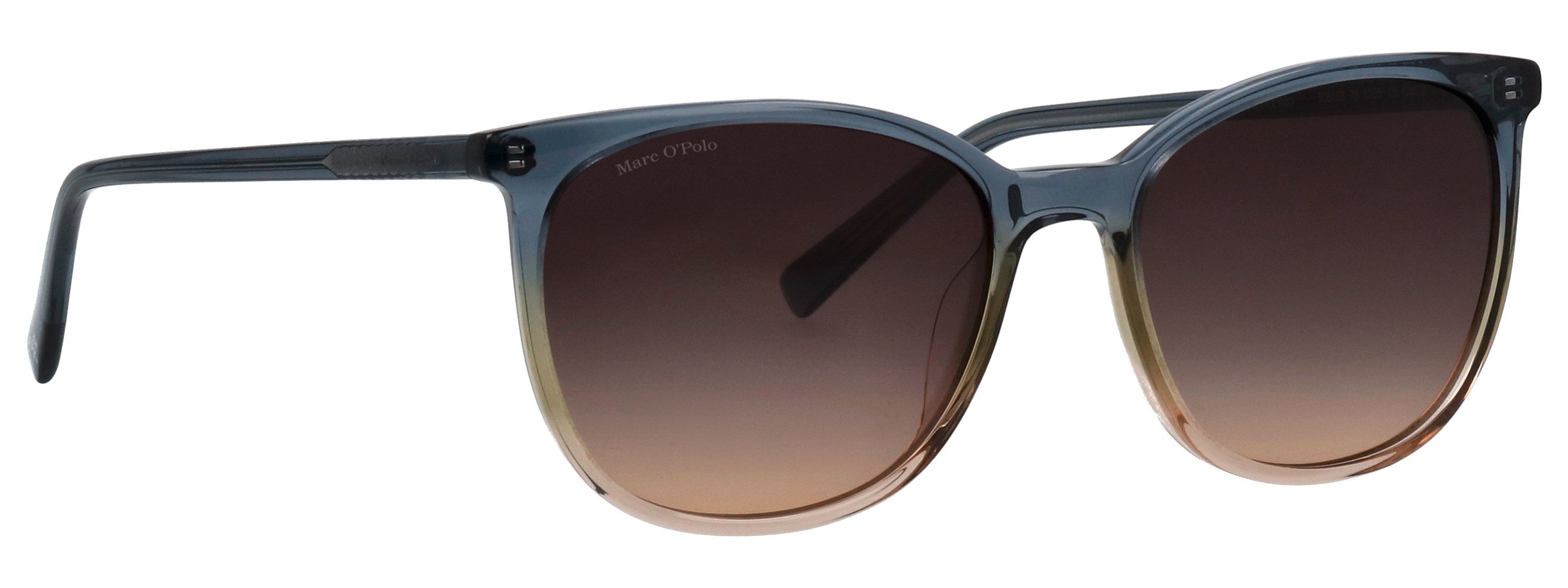 Marc O'Polo Sonnenbrille Modell 506188 Form Feminin, Logoschriftzug auf Bügel, Kunststofffassung