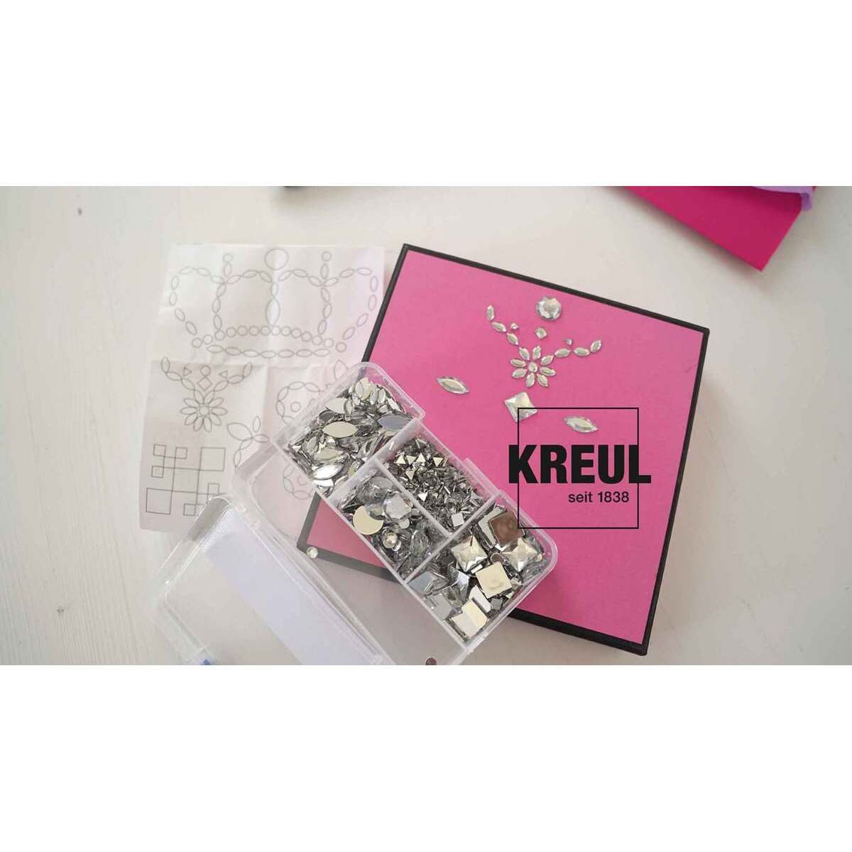 C. KREUL Stein KREUL Schmucksteine Set transparent