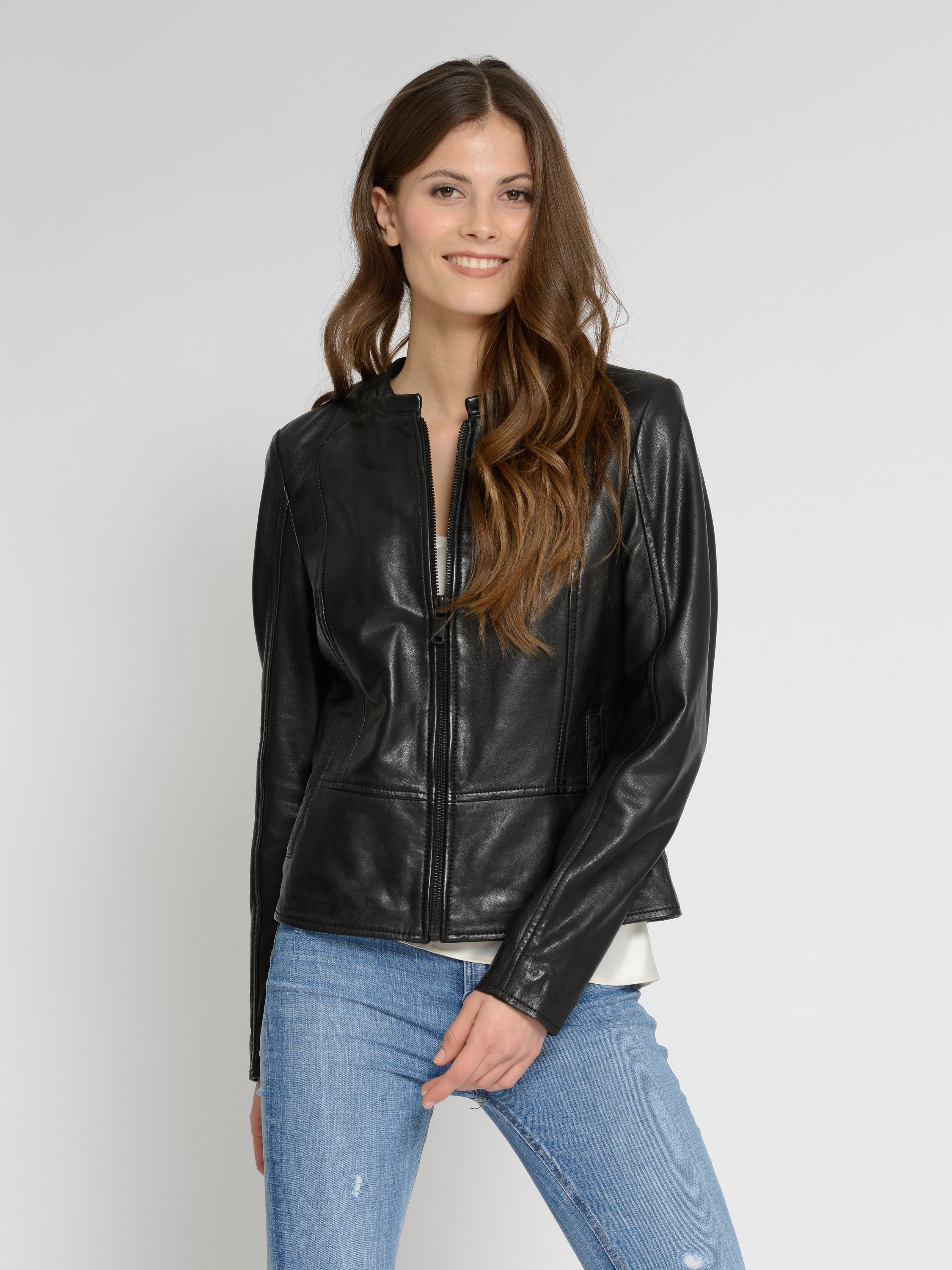 MUSTANG Lederjacke 31022106 black