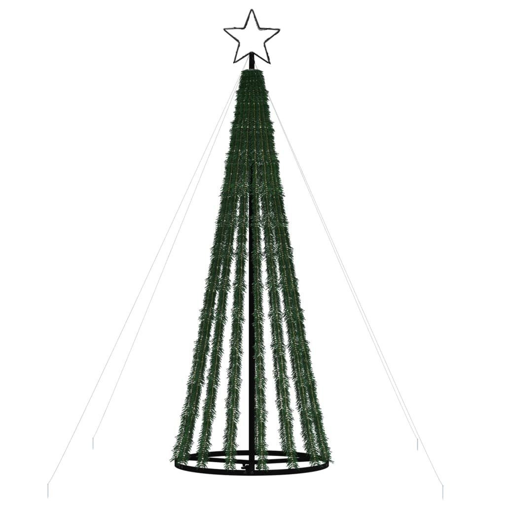 275 Außenbereich Kaltweiß vidaXL Kegelform 180 cm Weihnachtsbaum LEDs Dekolicht