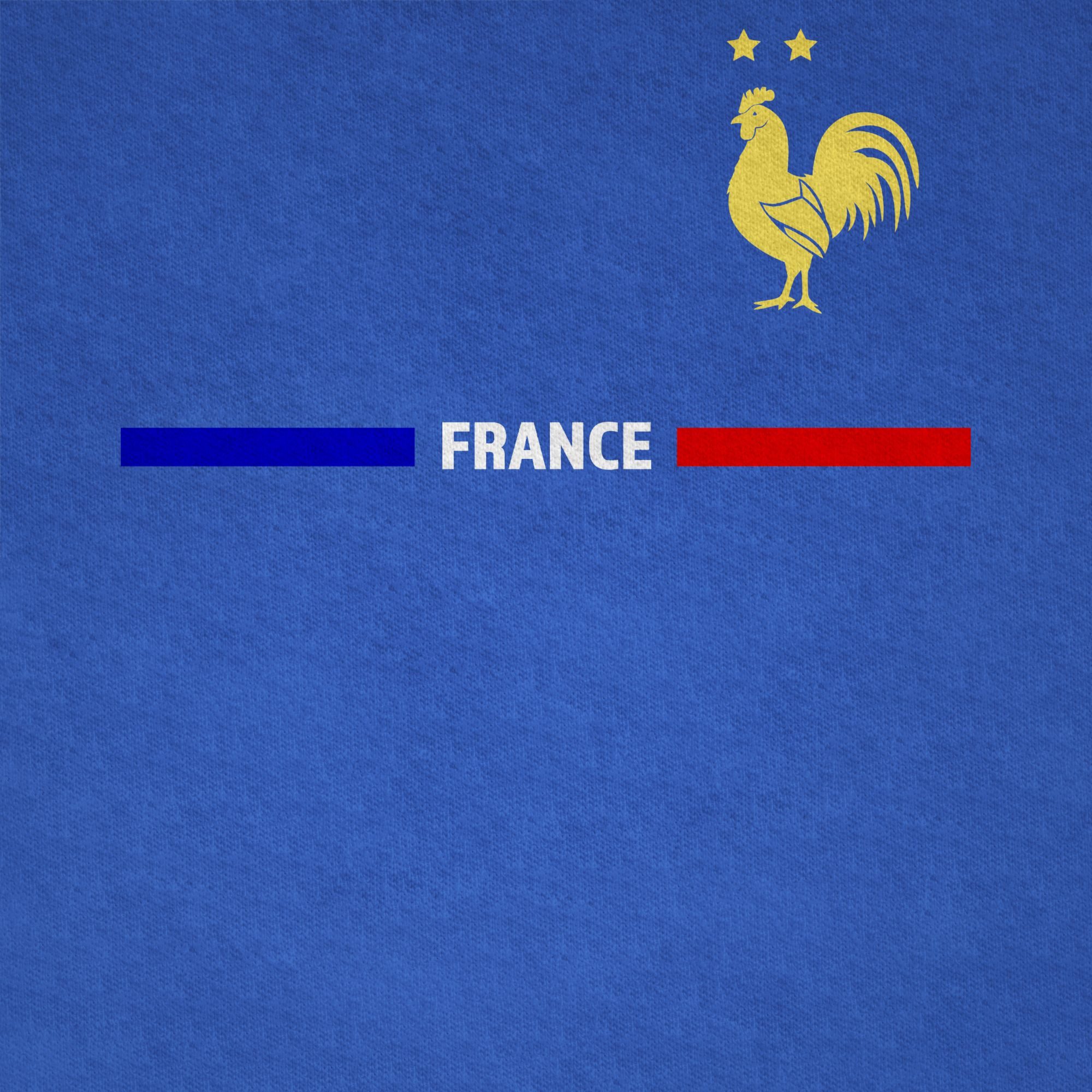 Shirtracer T-Shirt Frankreich Trikot Wappen, France mit Stolz, Französisches Fan-Motiv (1-tlg) 2026 Fussball WM Fanartikel