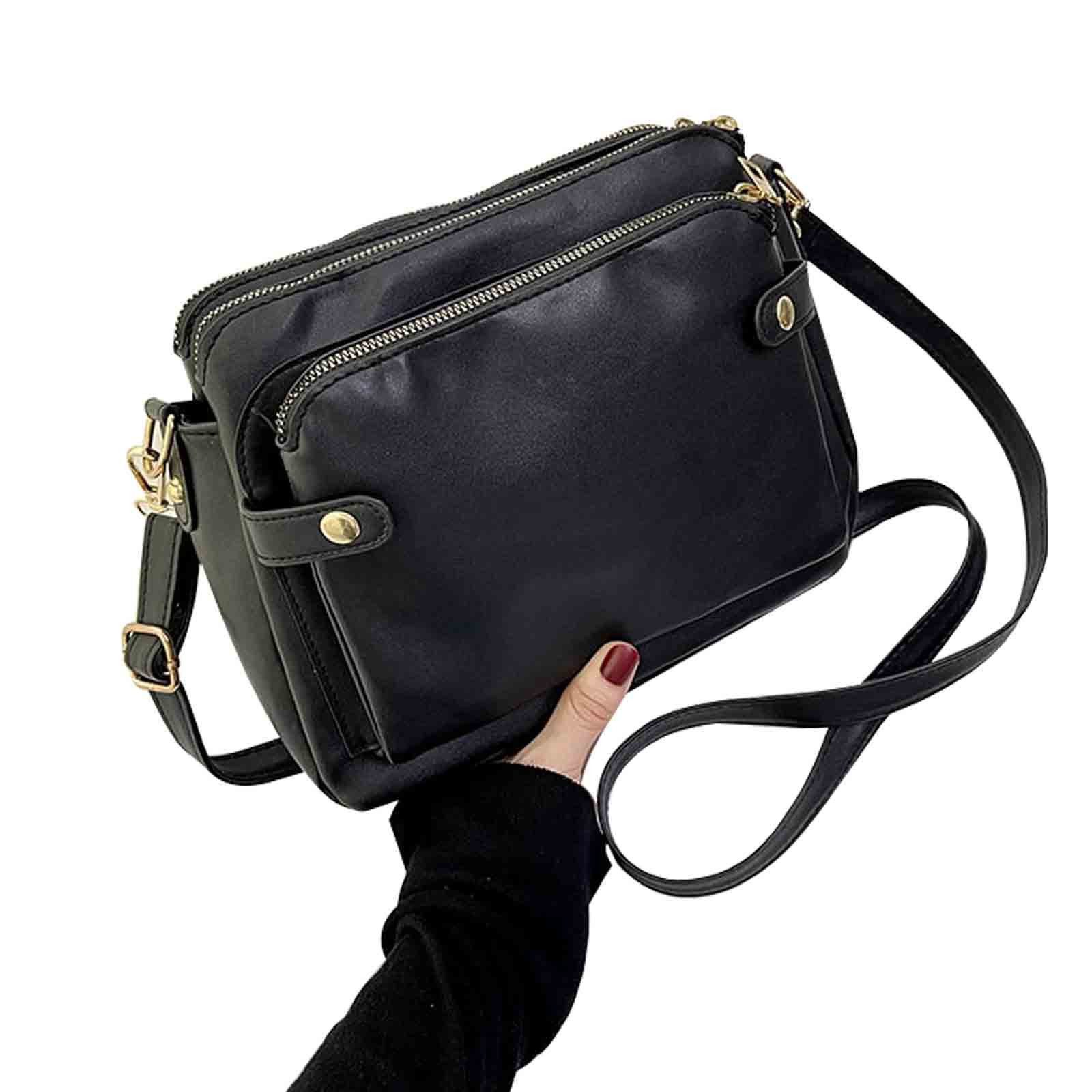 REDOM Umhängetasche Kunstleder Damen Schultertasche Freizeittasche günstig online kaufen