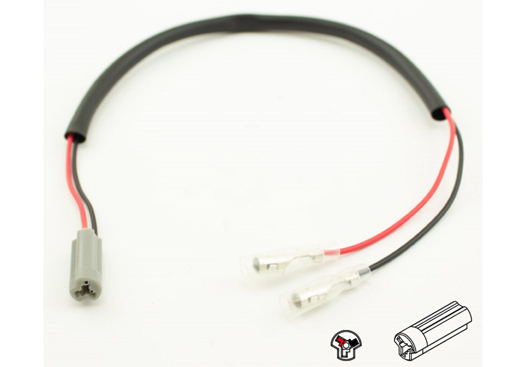 PROTECH Blinker l Kennzeichenbeleuchtungsadapterkabel schwarz