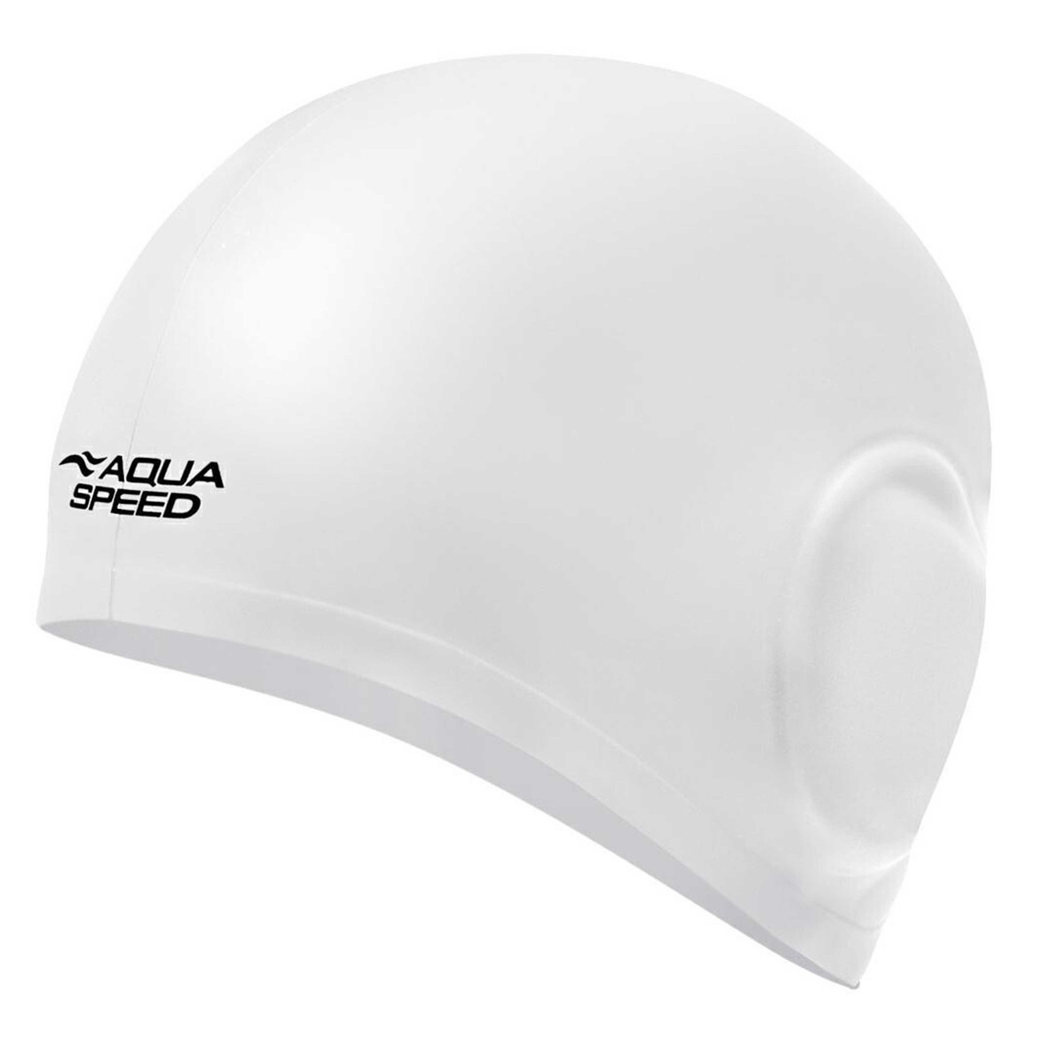 Aqua Speed Badekappe XL-Schwimmkappen für Langhaar: EAR CAP VOLUME & MONO Badehaube XL