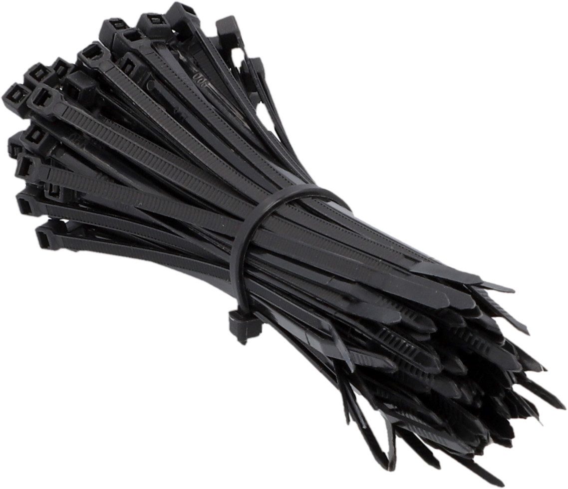 UNITEC Kabelbinder Unitec Kabelbinder 10 cm UV-beständig schwarz 100 – Bild 2 von 5