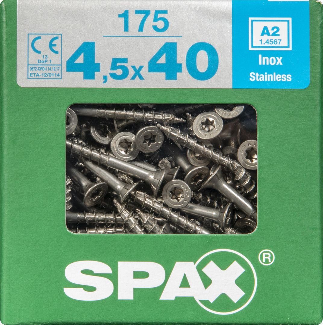 40 Spax Universalschrauben 20 TX Holzbauschraube x mm 175 - 4.5 SPAX