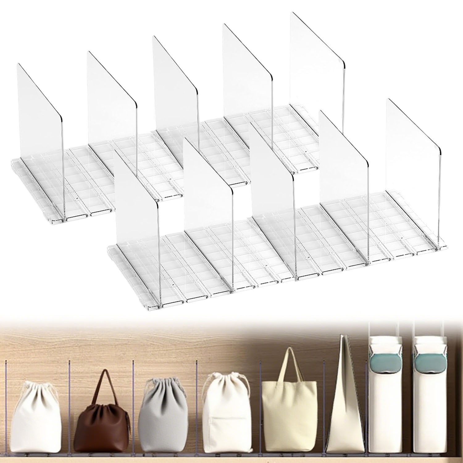 SURFOU Taschenorganizer 10 Stück Handtaschen Organisator Regalteiler für Sc günstig online kaufen