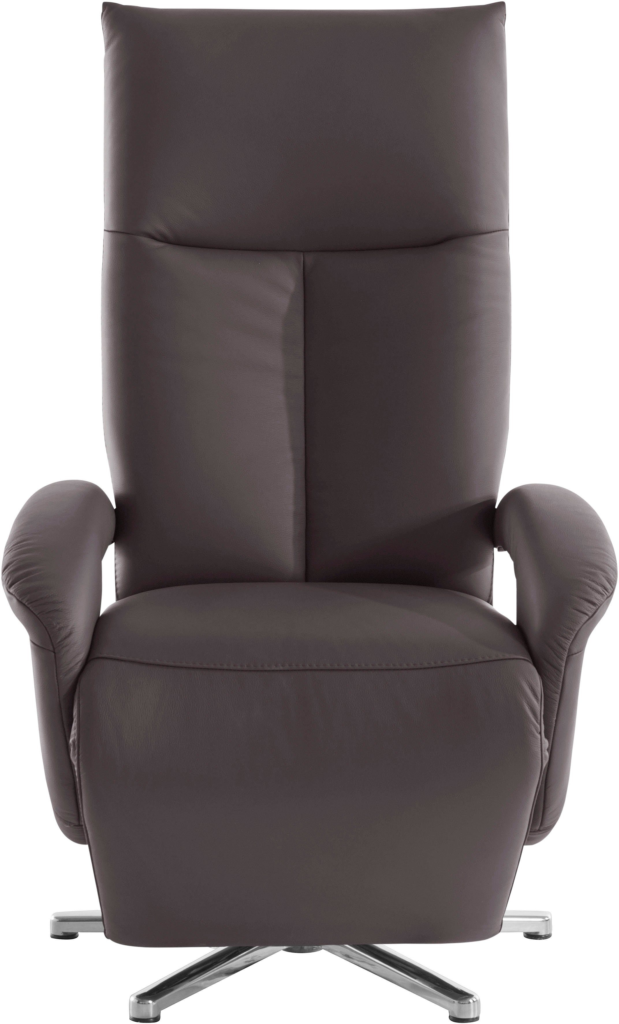 sit&more TV-Sessel Tycoon mit Kopfteilverstellung und 360° Drehfunktion, wahlweise manuell oder elektrischer Funktion, auch mit Akku (kabellos)