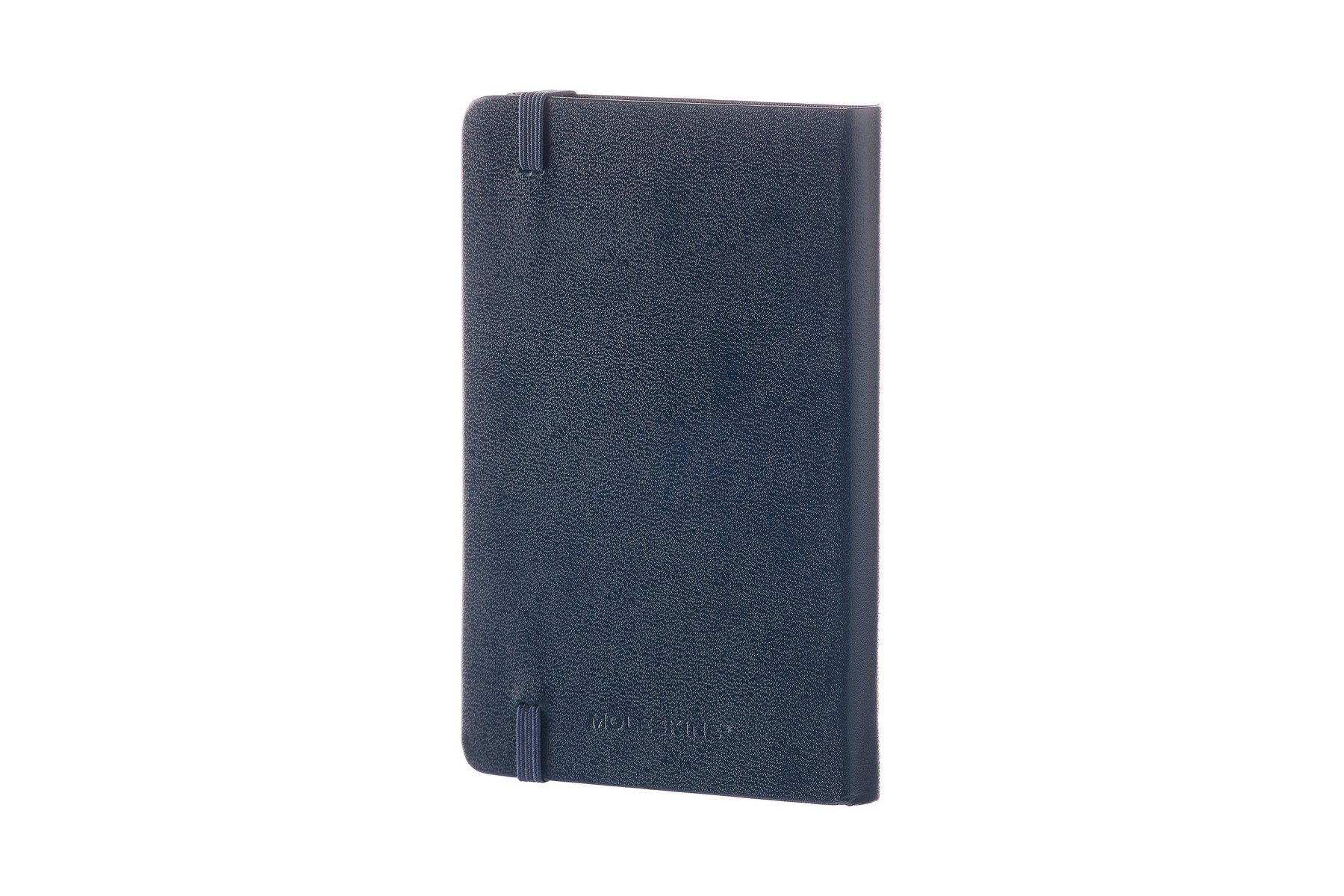 MOLESKINE Notizbuch, Classic Collection P/A6 (9x14) Pocket Einband mit Saphir 70g-Papier - festem 