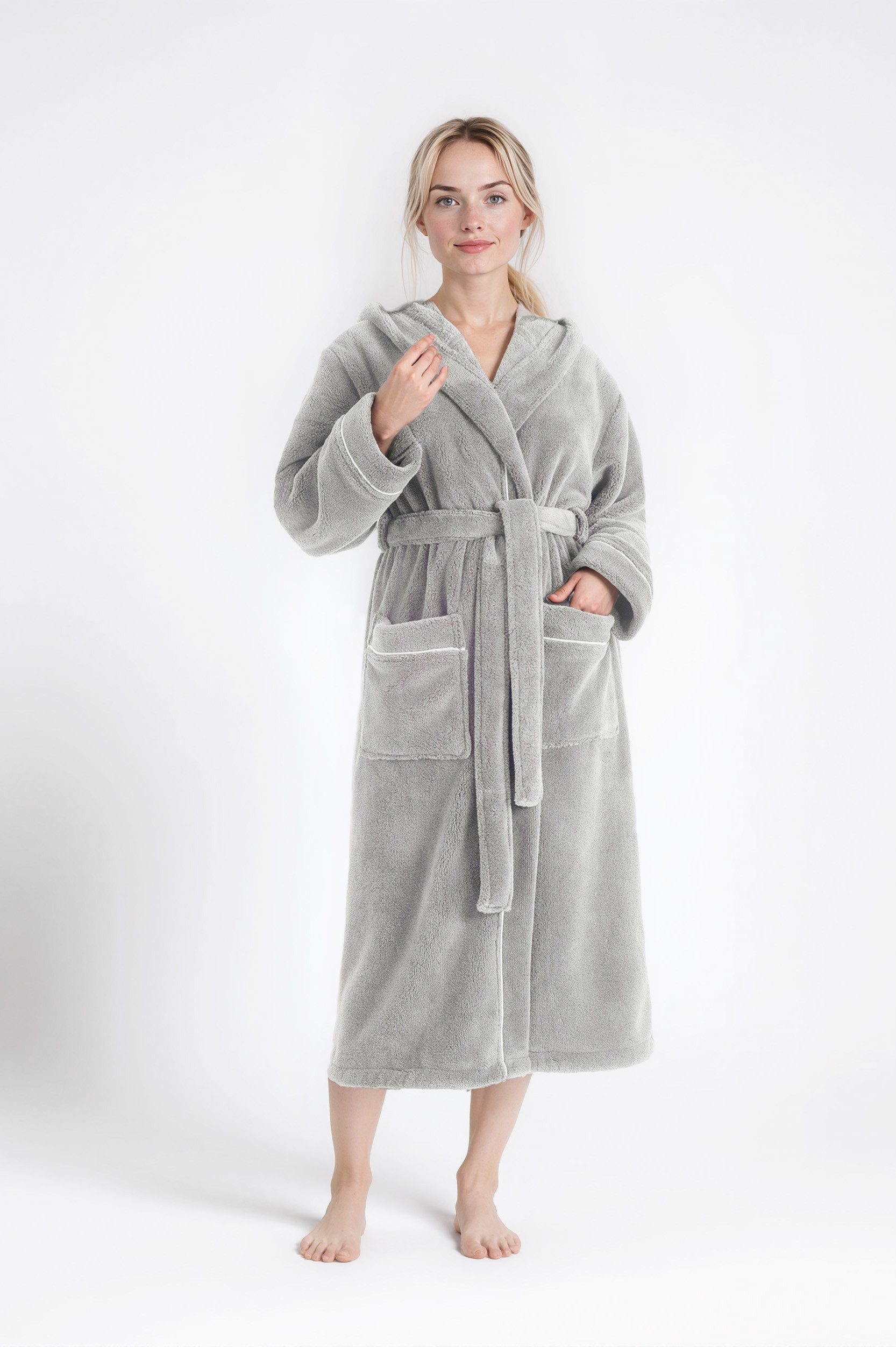 my home Unisex-Bademantel Lillou, ideal für günstig online kaufen