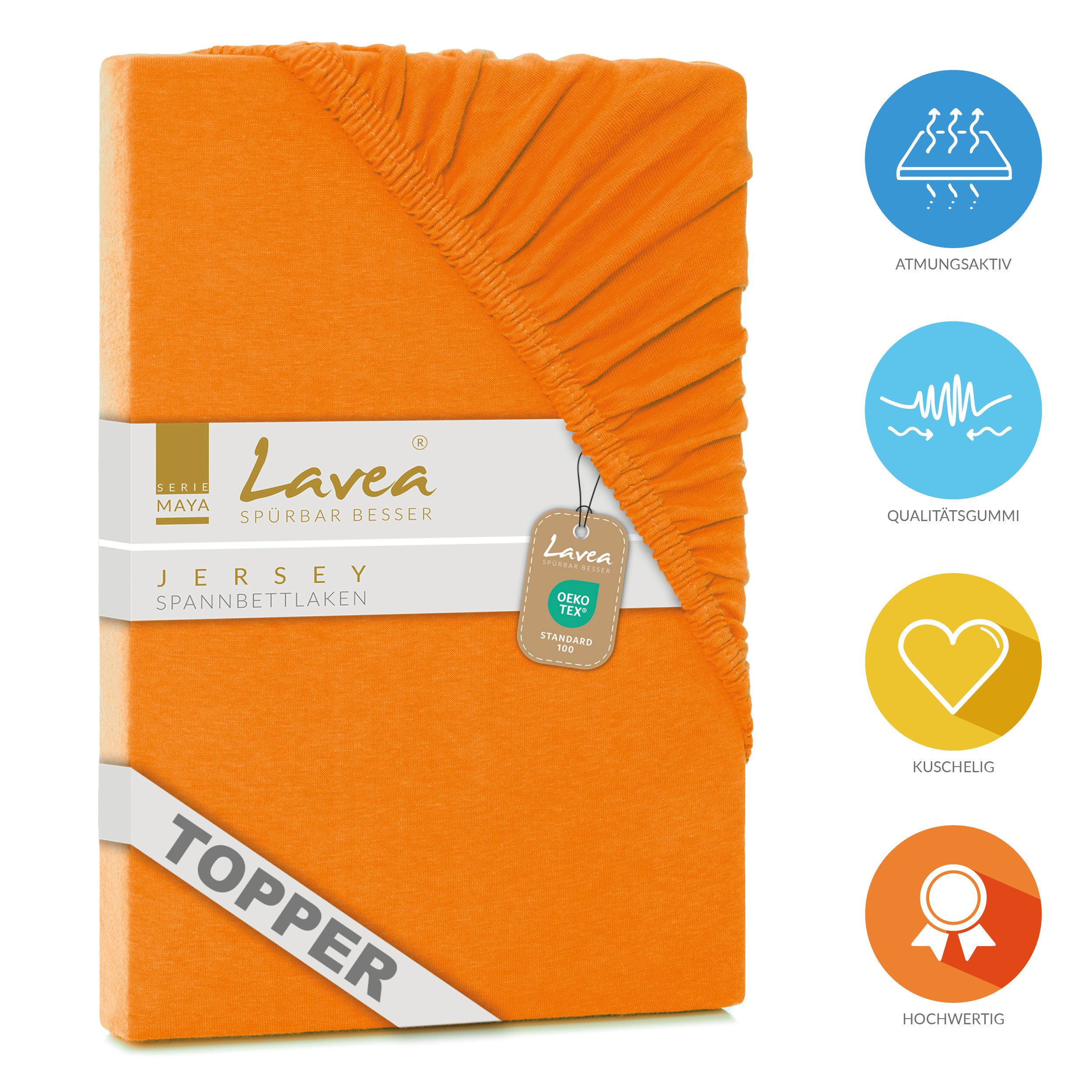 Lavea Spannbettlaken Maya, in Gr. 60x140, 90x200, 120x200, 140x200, 180x200 günstig online kaufen