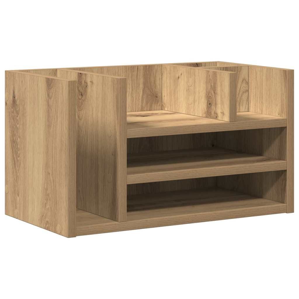 vidaXL Mehrzweckregal 44,5 x 24 x 25 cm Schreibtischorganisator Artisan Oak 445x24x25 cm Spa