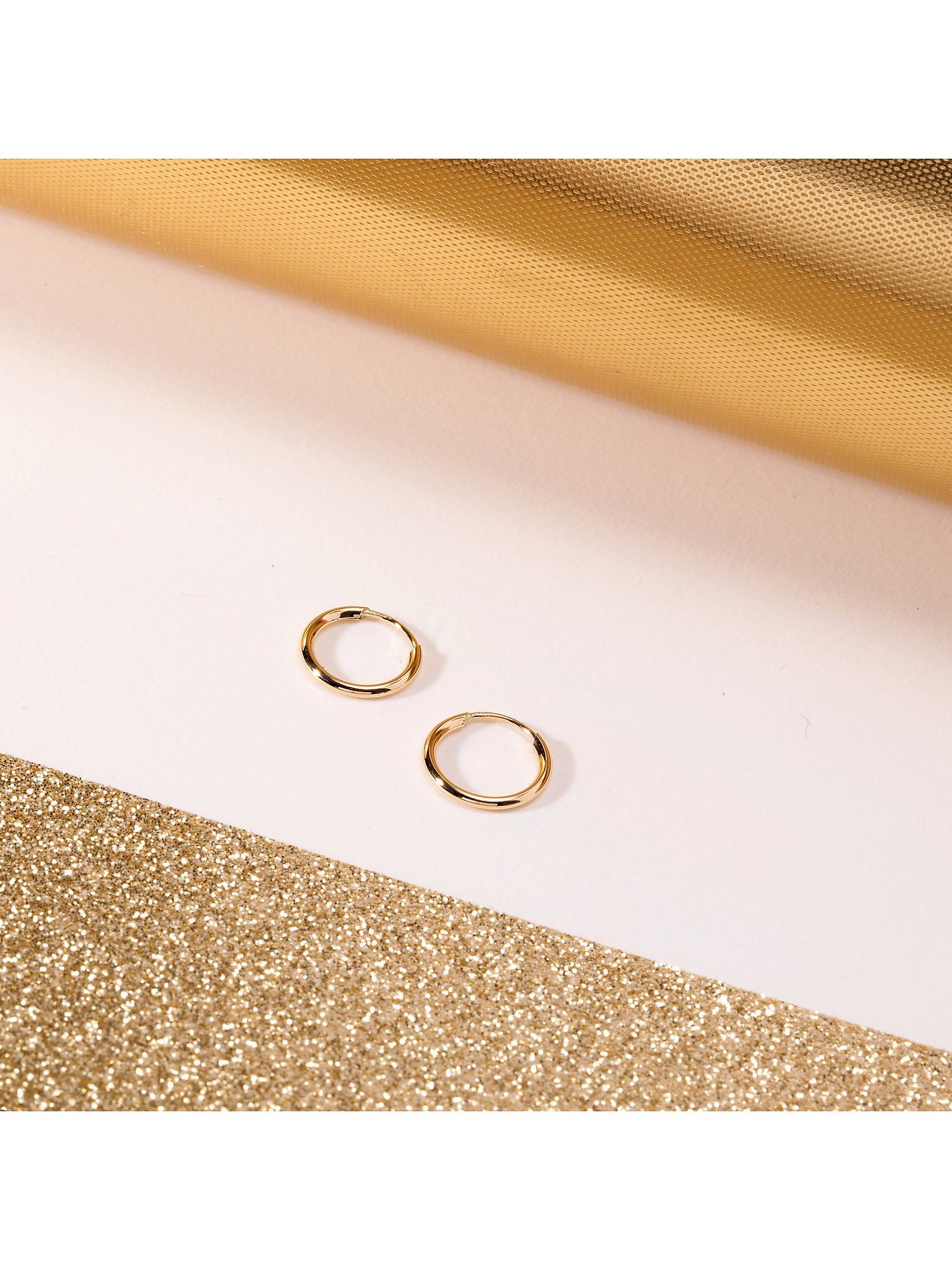 CHRIST Paar Creolen CHRIST Damen-Creolen 585er Gelbgold (Paar)