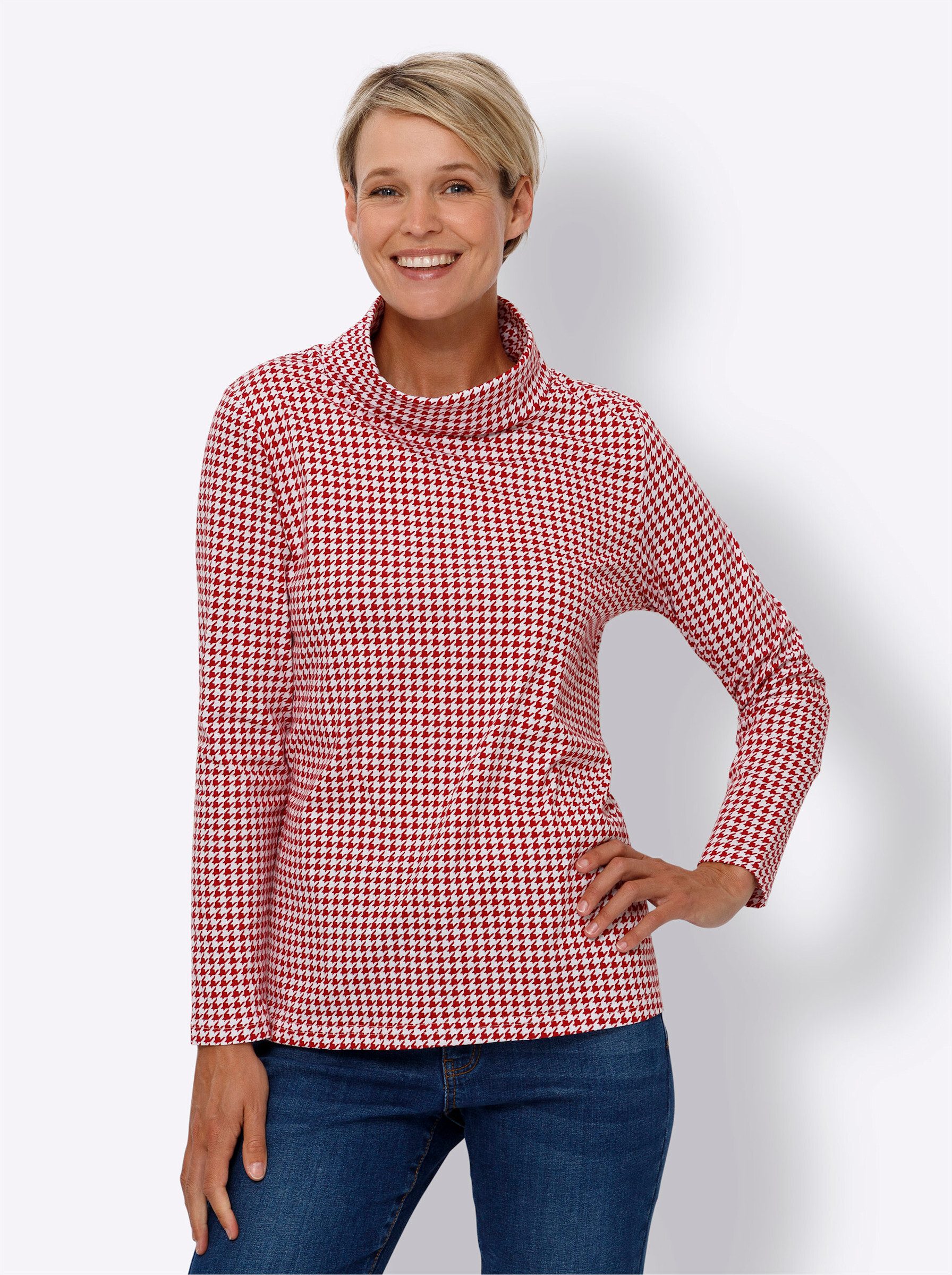Sieh an! T-Shirt Rollkragenshirt günstig online kaufen