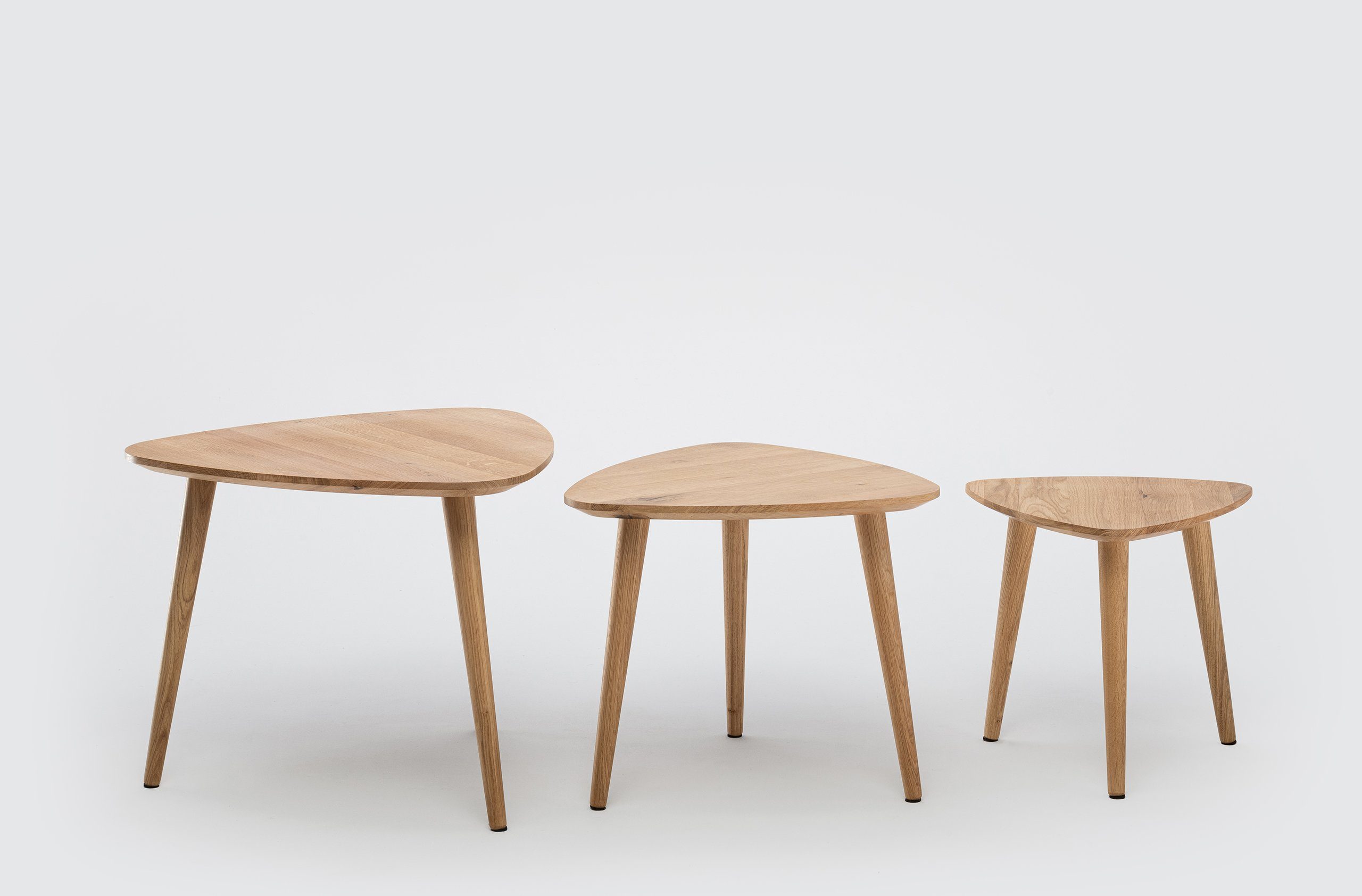 Mobello Couchtisch Moderner Massivholz Beistelltisch, Eleganter Kaffeetisch & Holztisch, 43x43x38 cm – Bild 3 von 5
