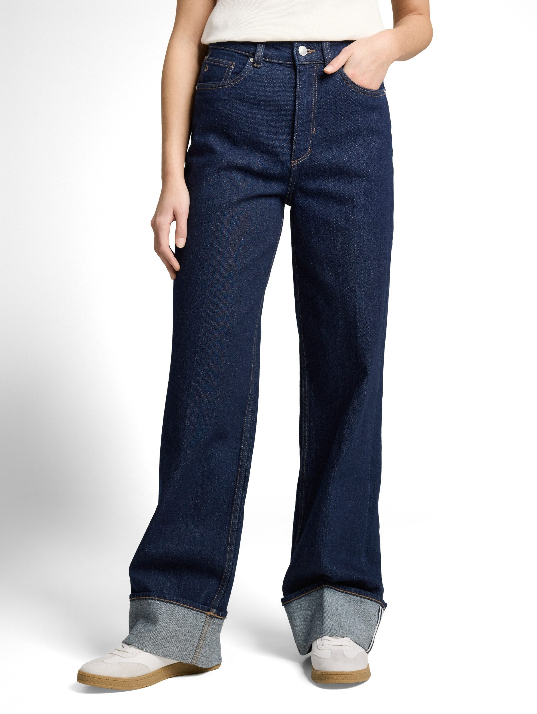 TOM TAILOR Denim Skinny-fit-Jeans Jeans TTLINOU WIDE - Regular Fit