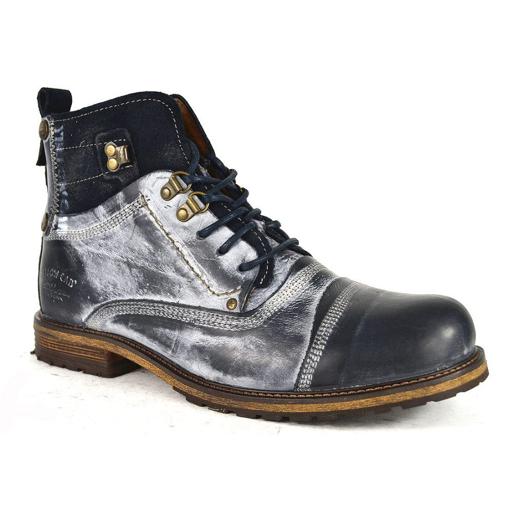 Yellow Cab Soldier 3-d Y15105 Stiefel Dunkelblau