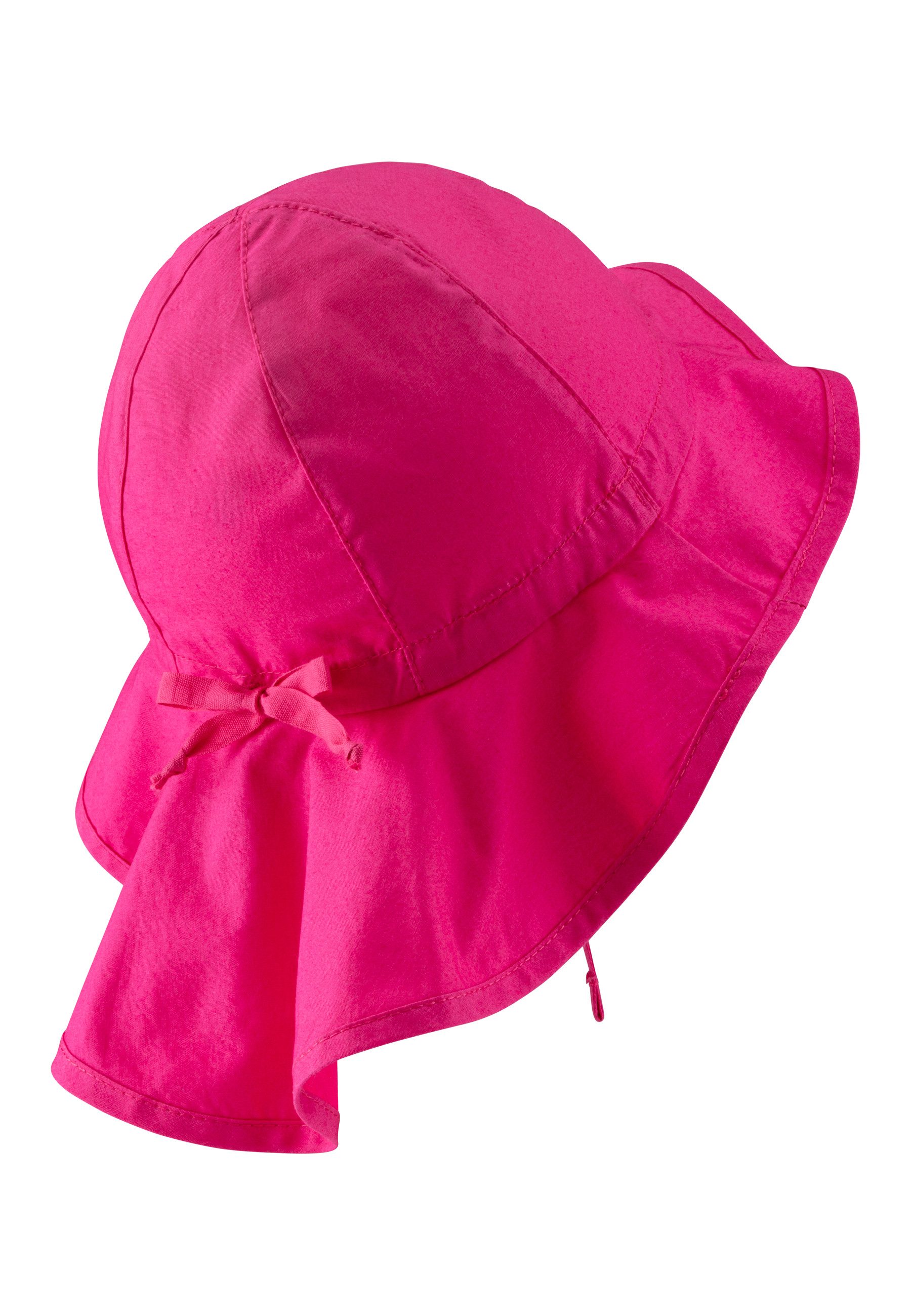 Sterntaler® Schirmmütze UV-Schutz 50+ Sonnenhut einfarbig (1-St) Mütze mit Nackenschutz und Größenregulierungsband