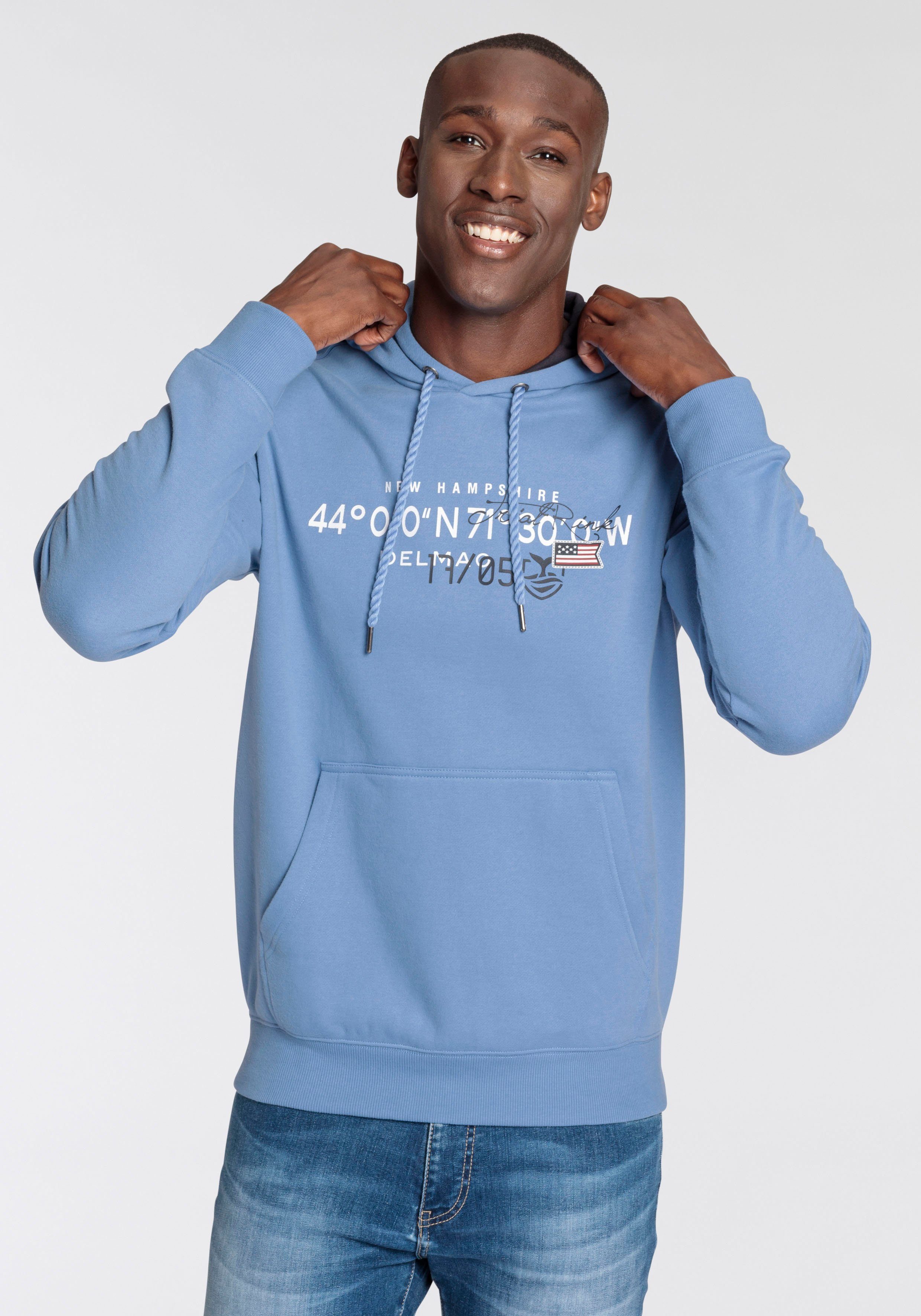 DELMAO Kapuzensweatshirt Langarm, lockere Passform, mit günstig online kaufen