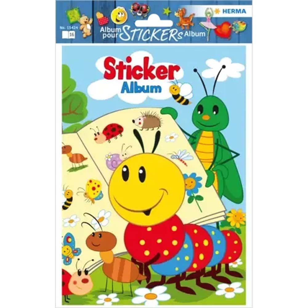HERMA Aktenmappe Sticker Sammelalbum für Kinder Frieda & Friends A5 (16-tlg)