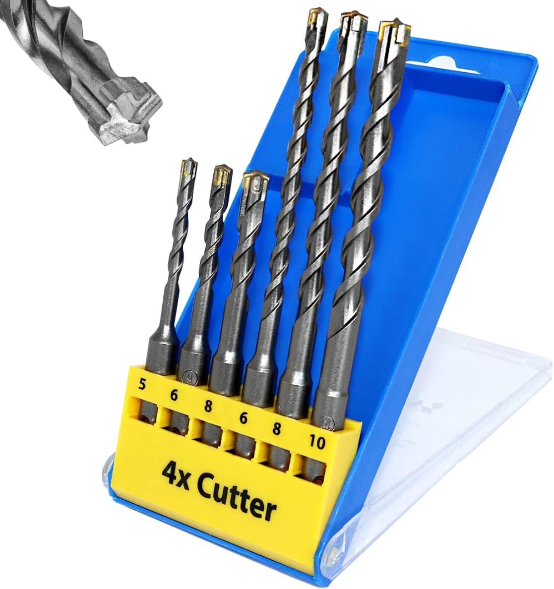 S&R Hammerbohrer 4 Schneiden Karbid Hartmetall Bohrer, Steinbohrer für SDS günstig online kaufen