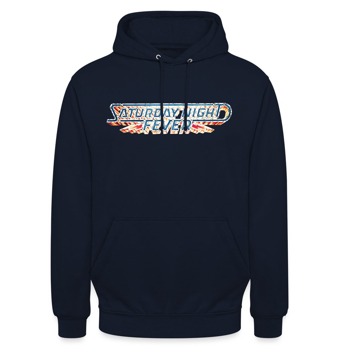 Hoodie Saturday Night Fever Film-Logo Mit Blitzen Unisex Hoodie