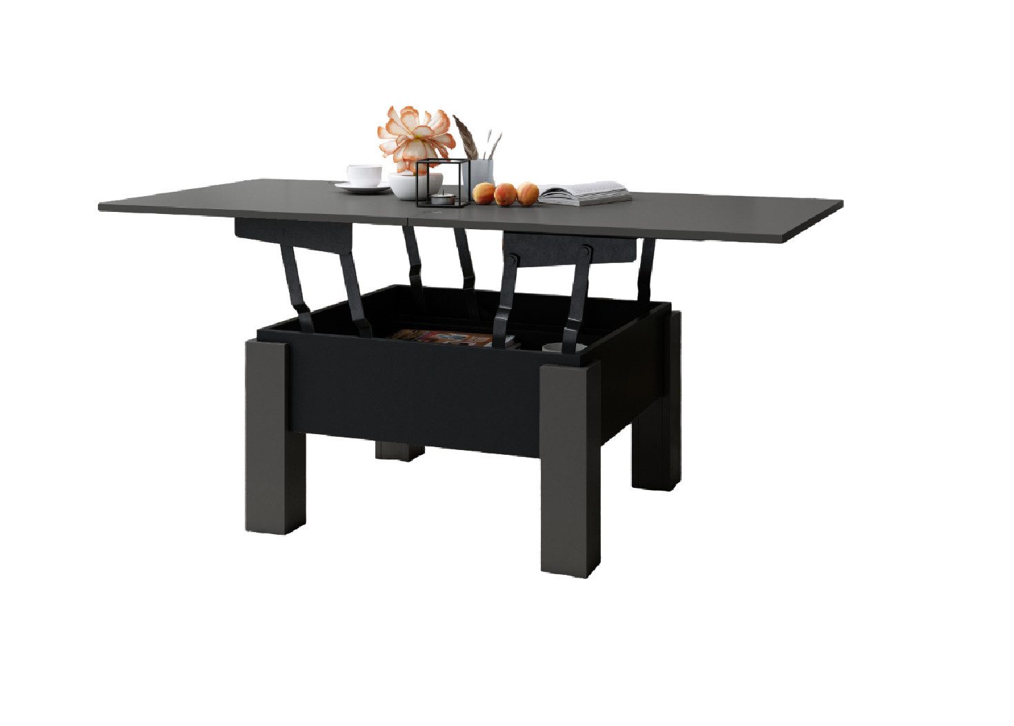 designimpex Couchtisch Design Oslo Tisch höhenverstellbar günstig online kaufen