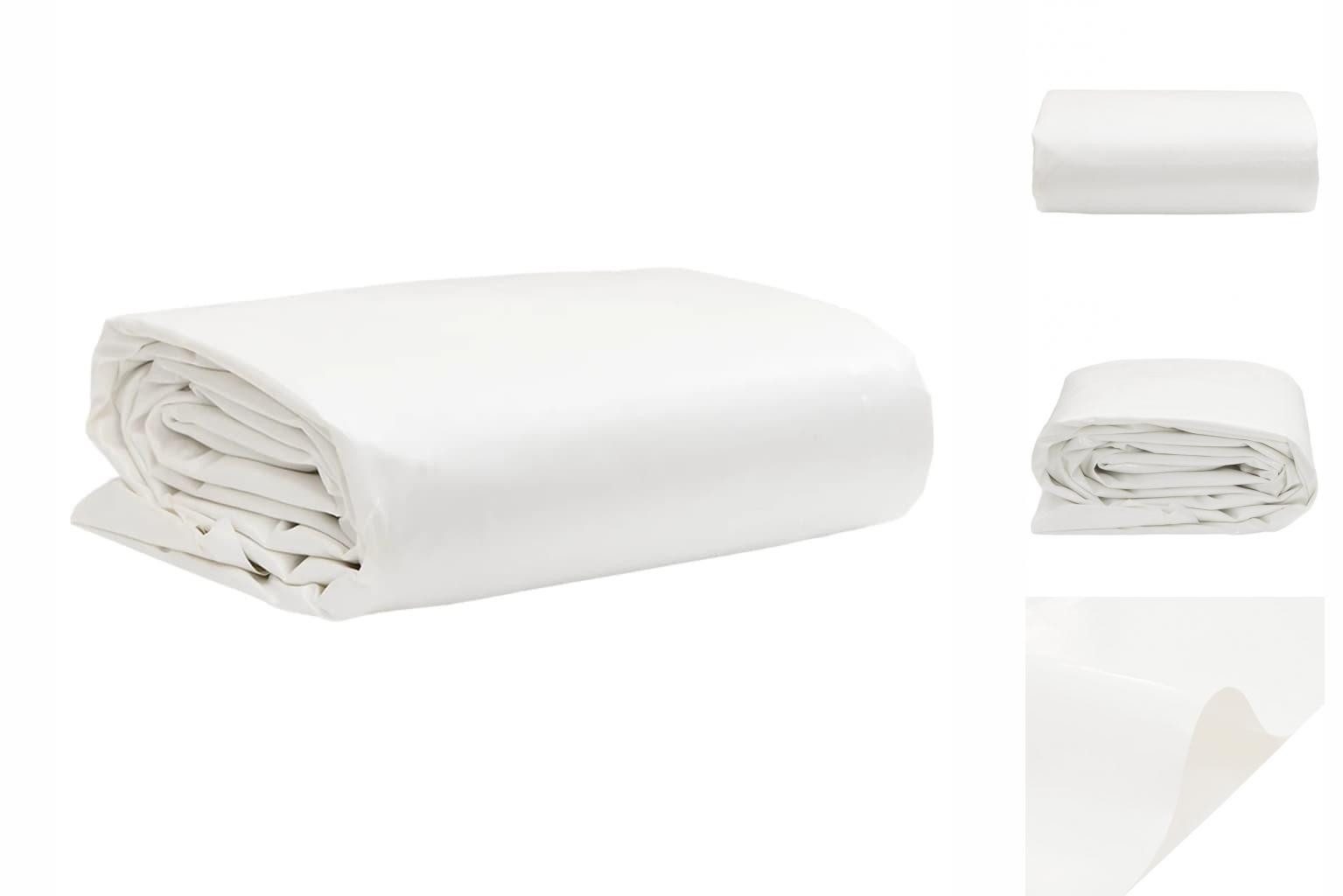 vidaXL Schutzplane Abdeckplane Weiß 1,5x2 m 600 gm²