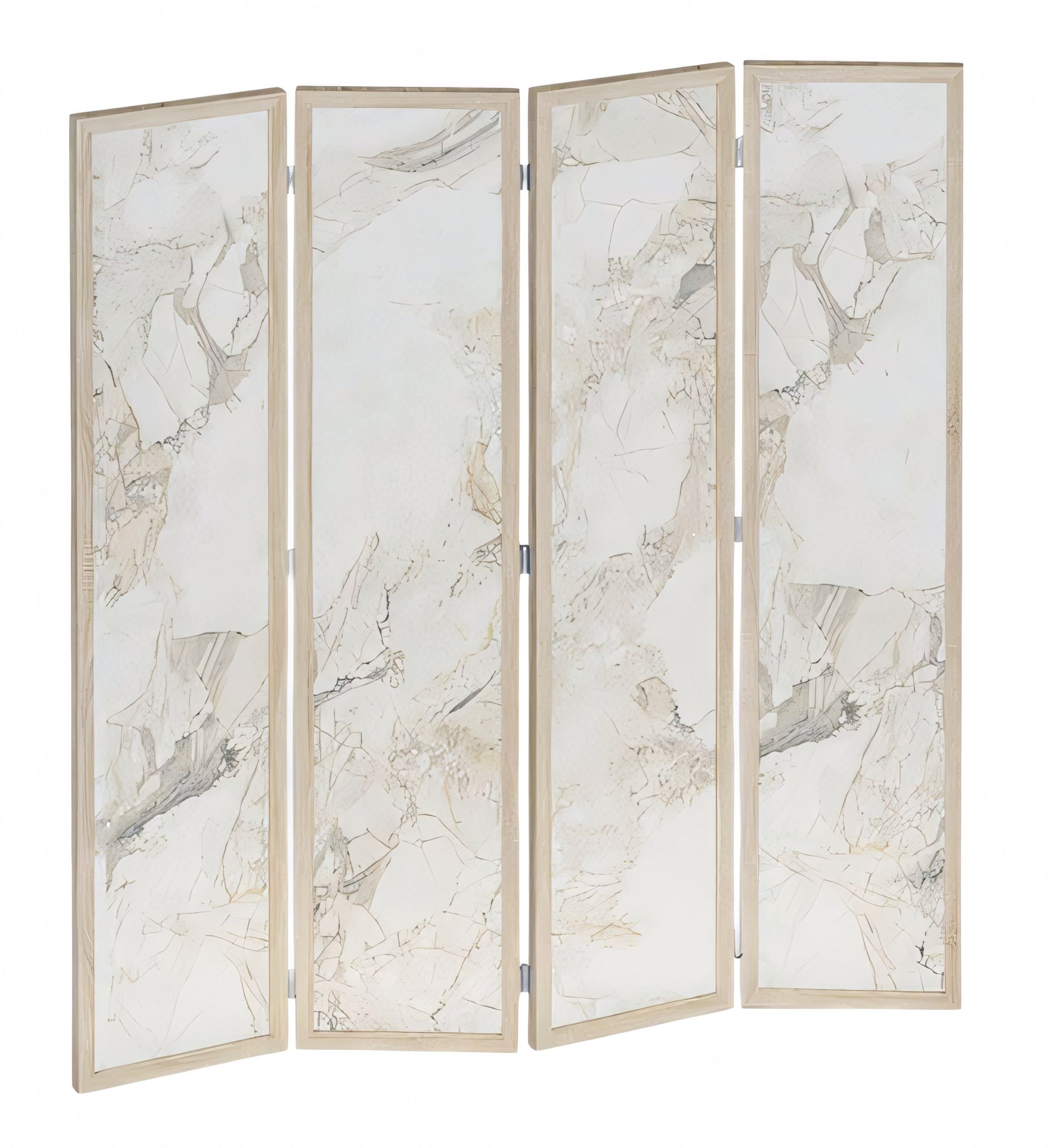 Xlmoebel Paravent Eleganter Raumteiler aus MDF in Beige mit modernem Design (1 St), Made in Europa