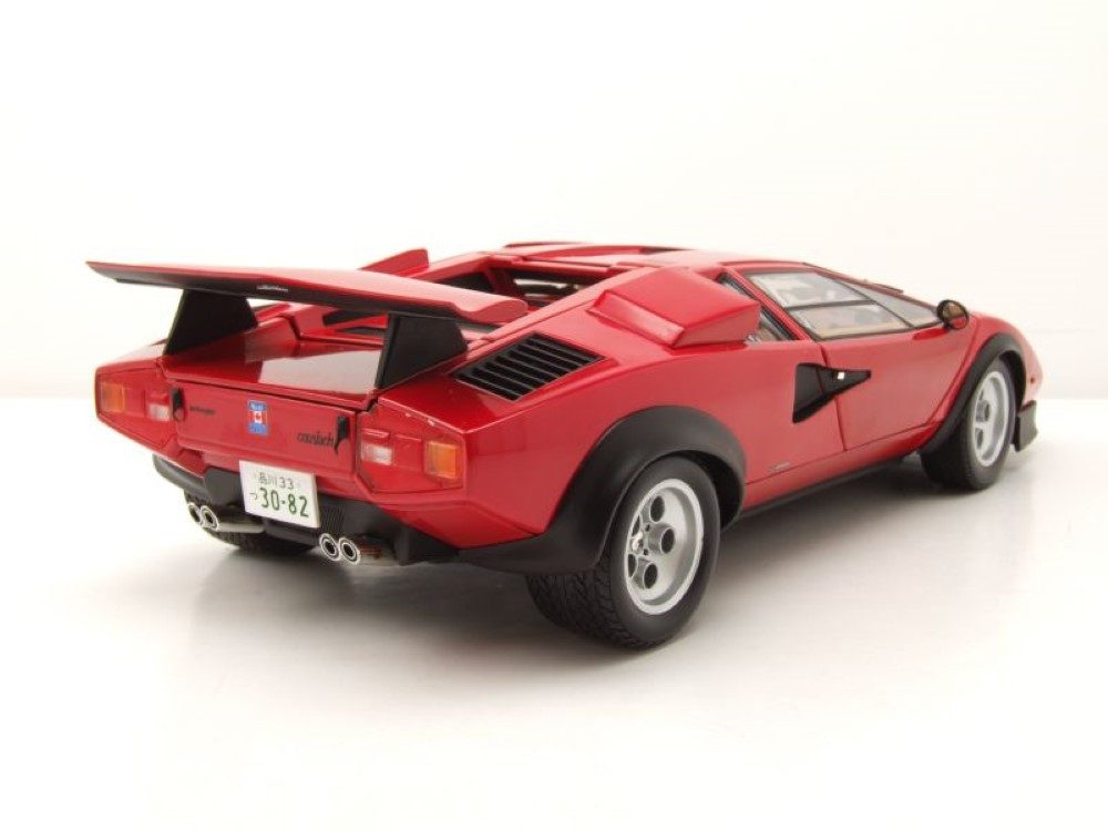 Kyosho Modellauto Lamborghini Countach rot Walter Wolf, Maßstab 1:18