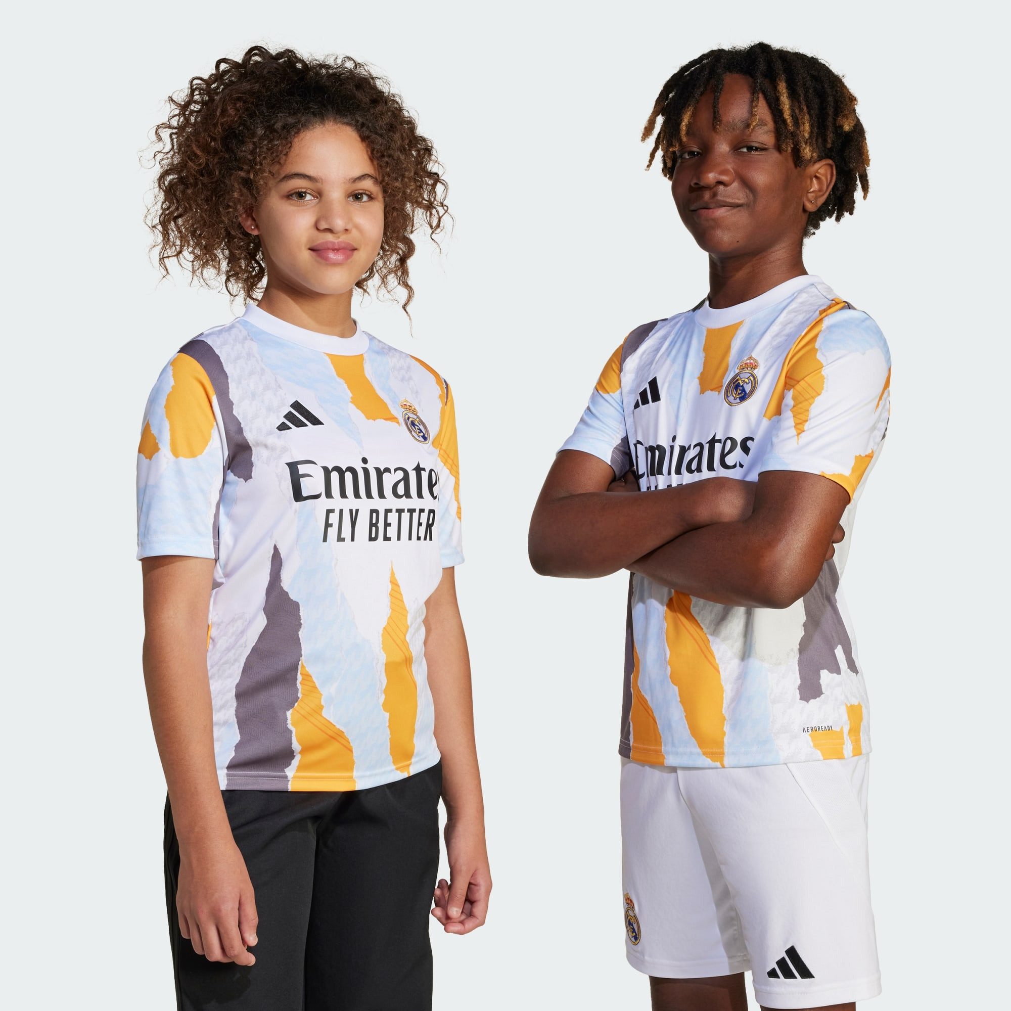 adidas Performance Fußballtrikot REAL MADRID 24/25 KIDS PRE-MATCH SHIRT