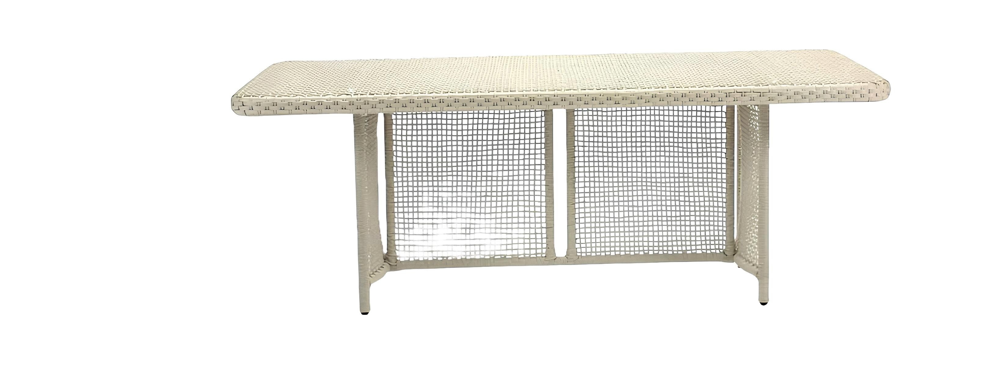 JVmoebel Couchtisch Luxus Rattan Kaffeetisch in Grau mit modernem Design (Tisch), Made in Europa