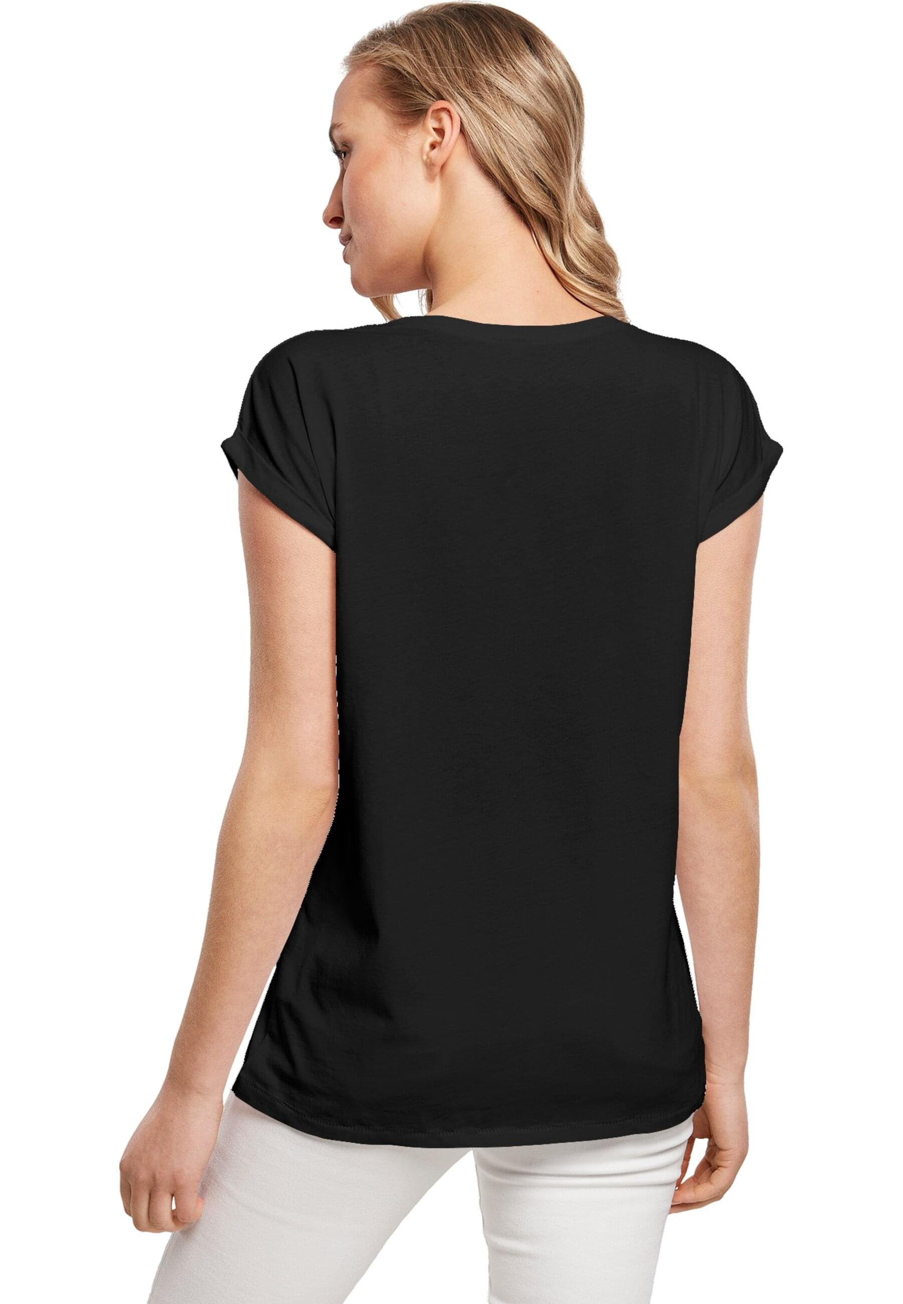Iron tlg) (1- Shoulder T-Shirt Extended Damen Ladies Breeg Maiden Merchcode - Tee