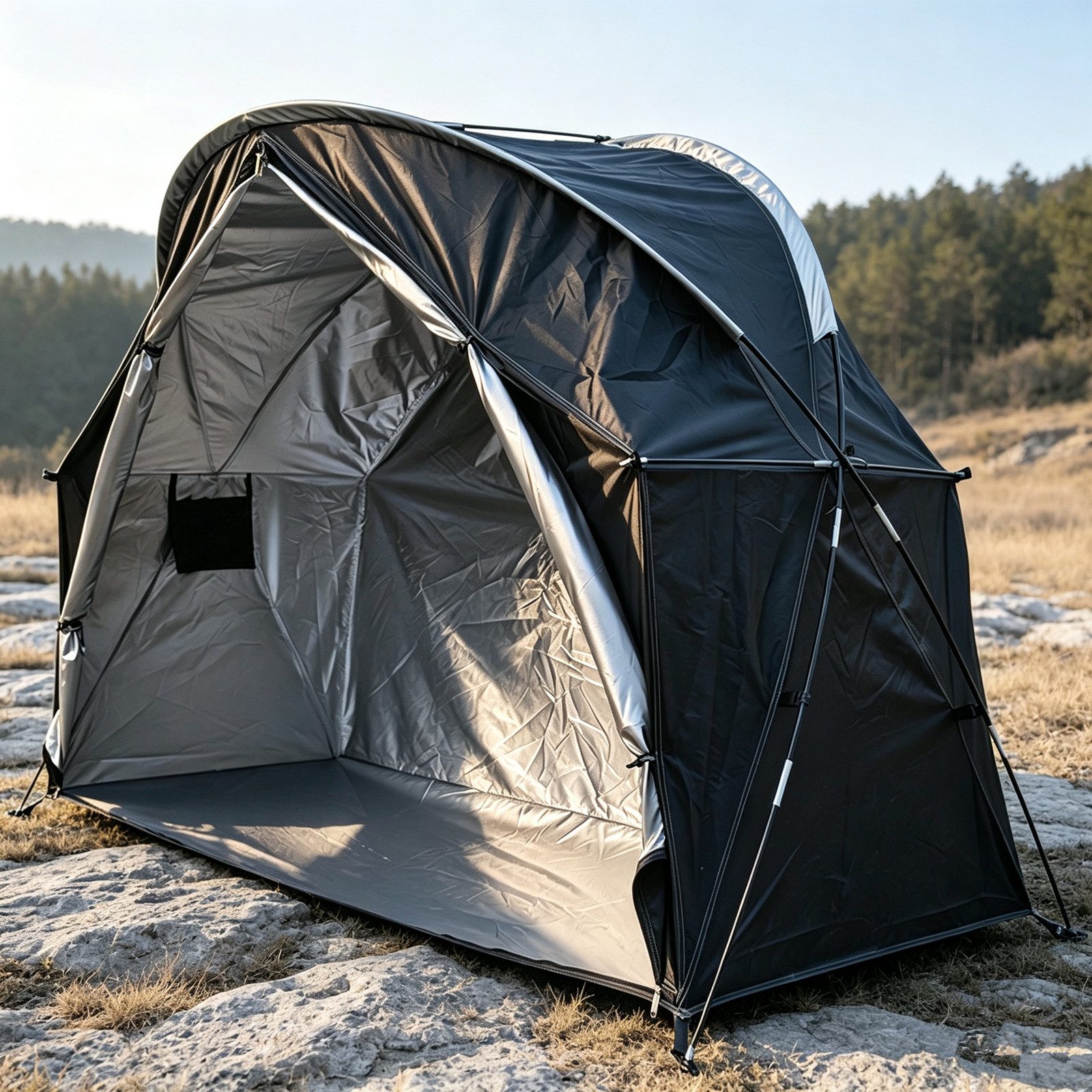 Insma Faltzelt Einzelzelt Outdoor Campingzelt 210D Oxford wasserdicht, Gerätezelt, Fahrradzelt, Ein-Personen Zelt tragbar für Campingliege