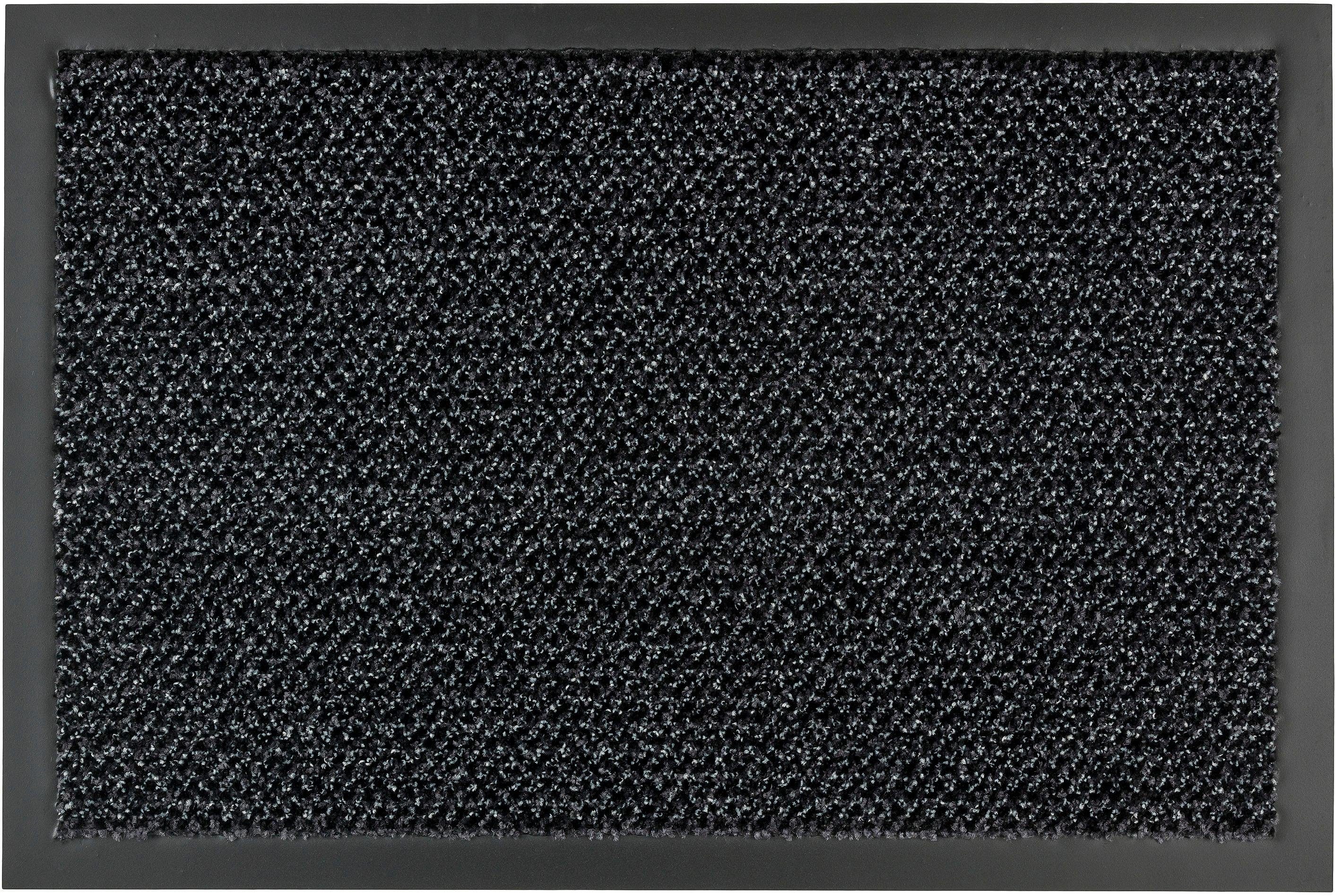 Fußmatte Graphit geeignet rechteckig, grau Höhe: 8 Schmutzfangmatte, ASTRA, In Outdoor mm, 635, -und