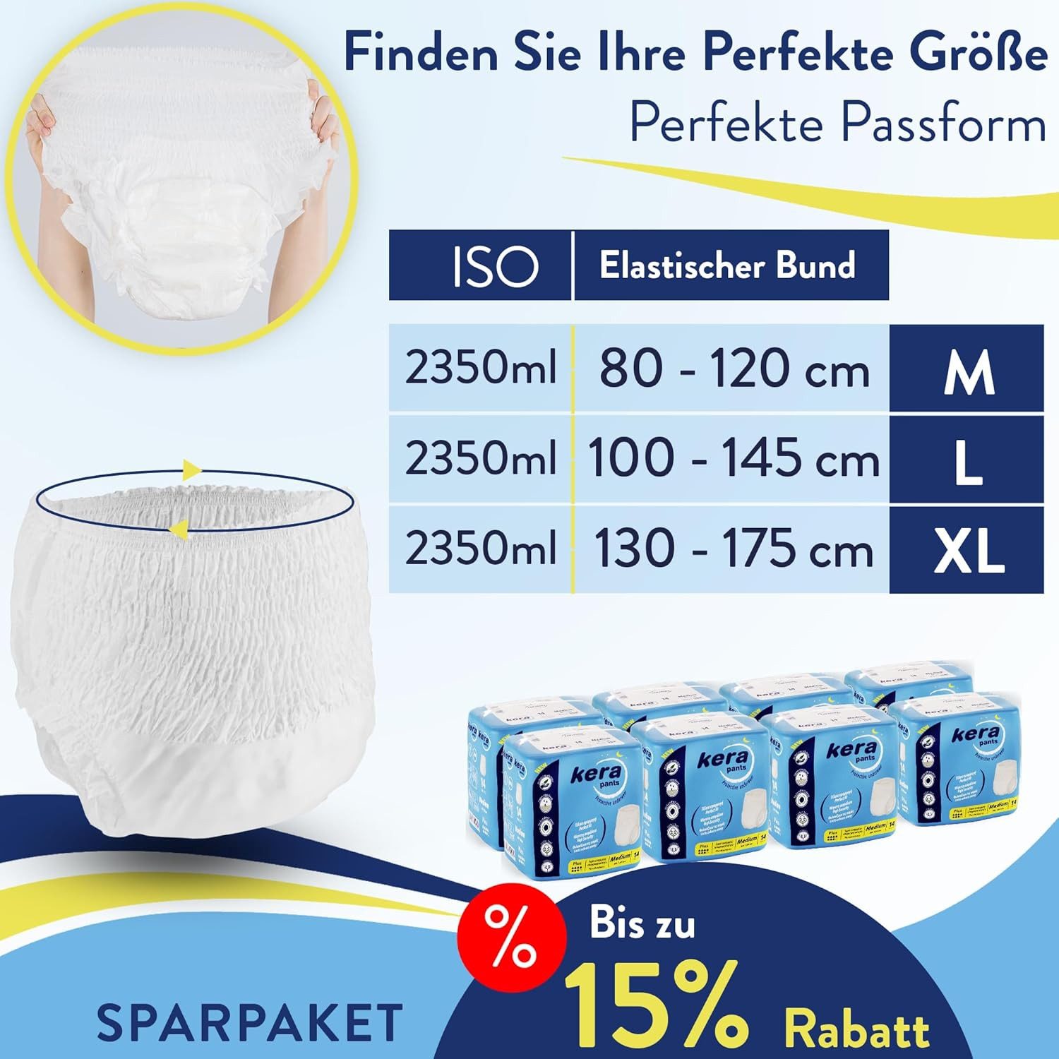 Kera Inkontinenzslip saugstarke Inkontinenz Pants für günstig online kaufen