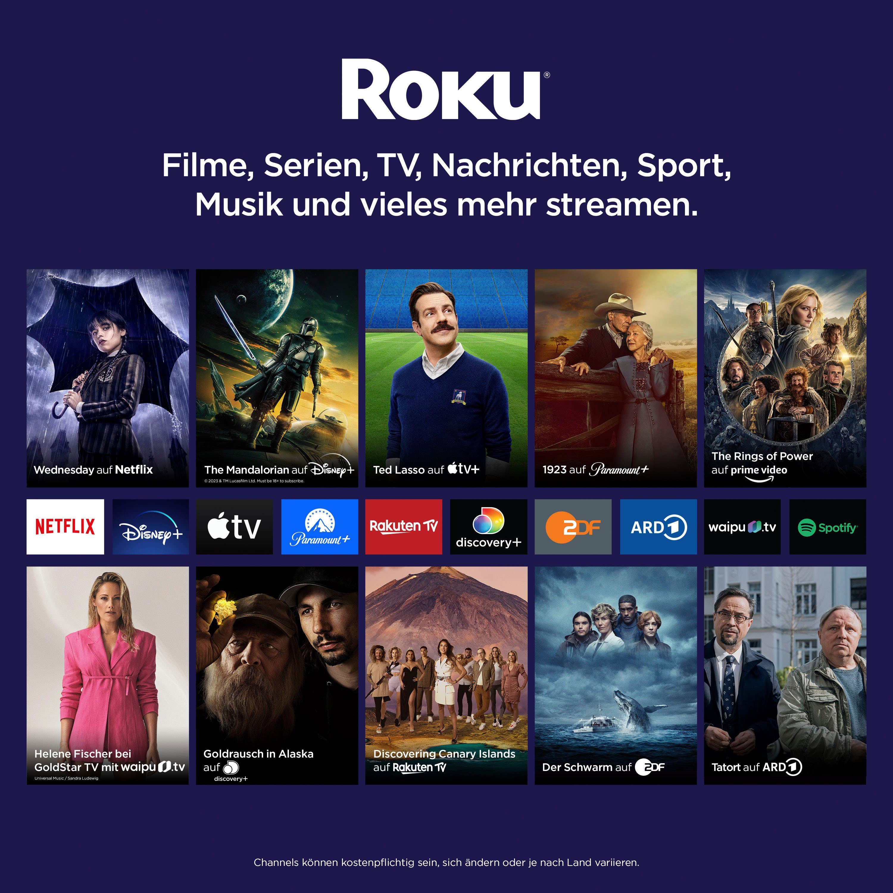 in Roku Digital) (100 Zoll, nur HDR10, TV Smart-TV, verfügbar, Rahmenlos, Sharp cm/40 HD, Dolby Full LED-Fernseher Deutschland 2T-C40FDx