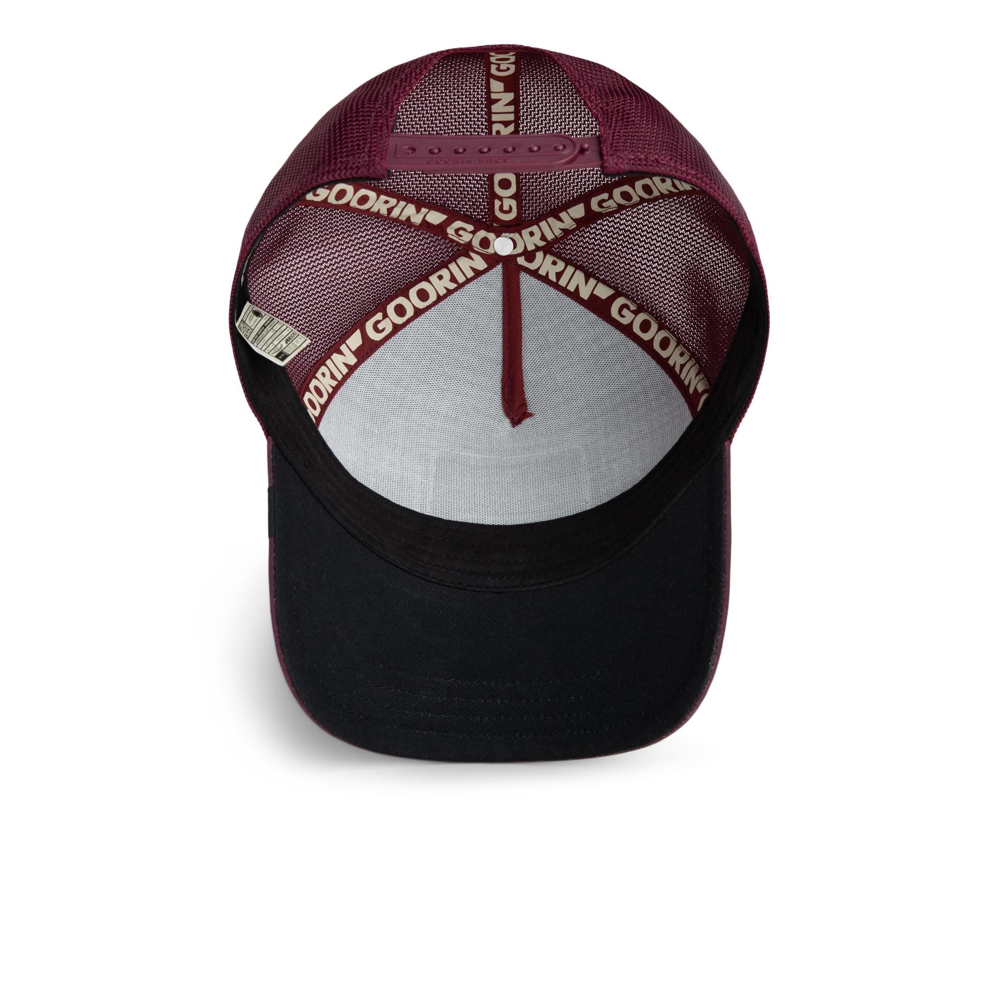 GOORIN Bros. Trucker Cap Goorin Bros. Trucker Cap Dapper Rooster HOUNDSTOOTH (Basecap, Basecap, Meshcap, Trucker Kappe) Bedruckte Innenseite