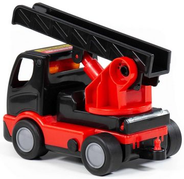 Polesie Spielzeug-Feuerwehr MAMMOET Drehleiter My first Truck mit Figuren Feuerwehr Fahrzeug LKW