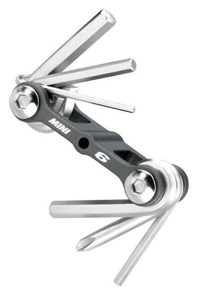 Topeak Multitool Miniwerkzeug Mini 6, Fahrrad Reparatur Werkzeug, Chrom-Vanadium-Stahl (Werkzeuge)