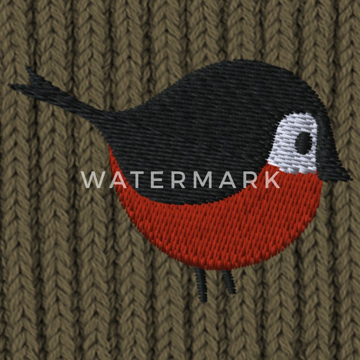 Spreadshirt Beanie Vogel Stickerei Fisherman Beanie günstig online kaufen