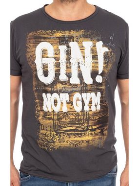 Hangowear Trachtenshirt T-Shirt NOT-GYM anthrazit