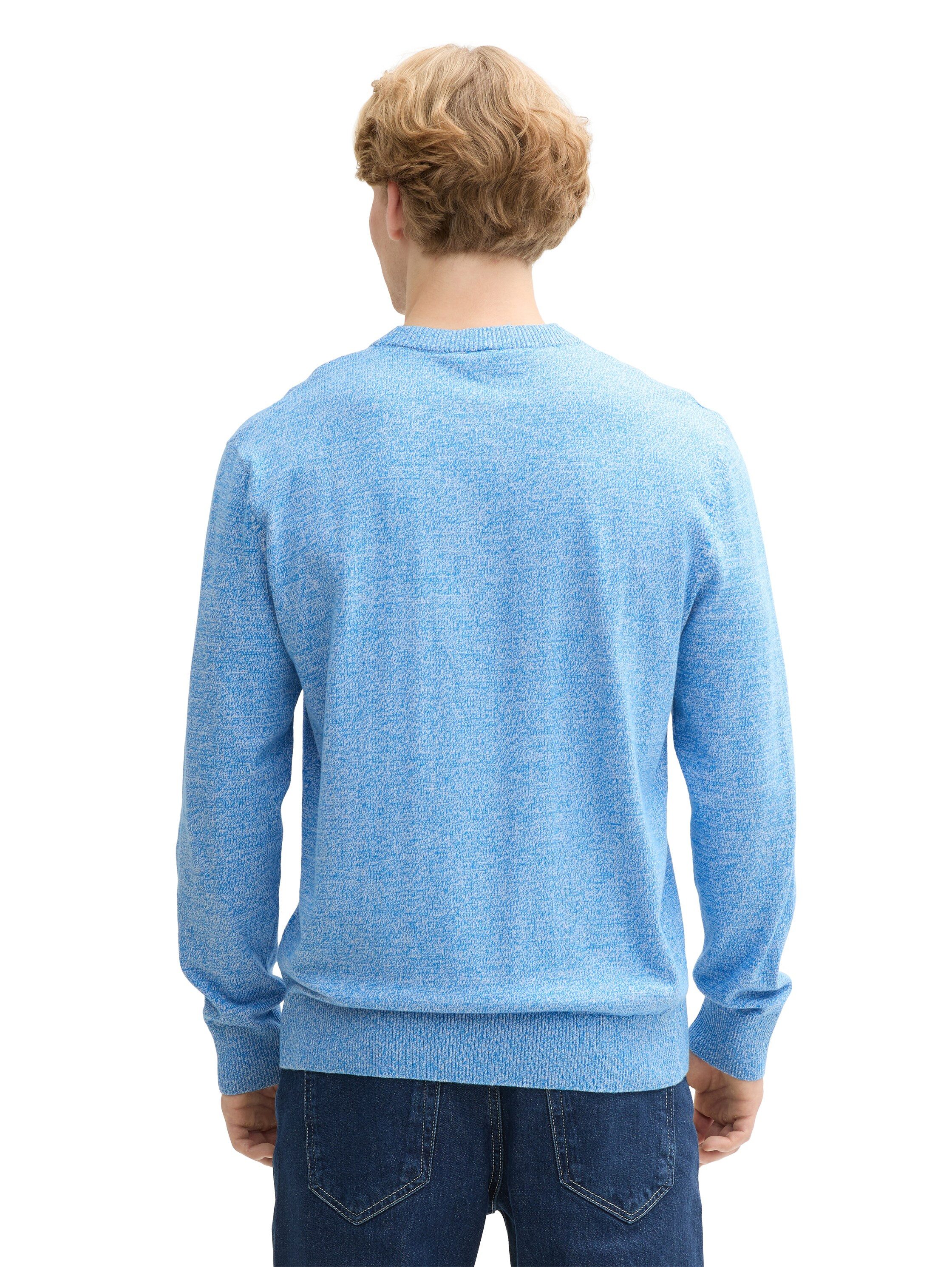 TOM TAILOR Denim Strickpullover in melierter günstig online kaufen