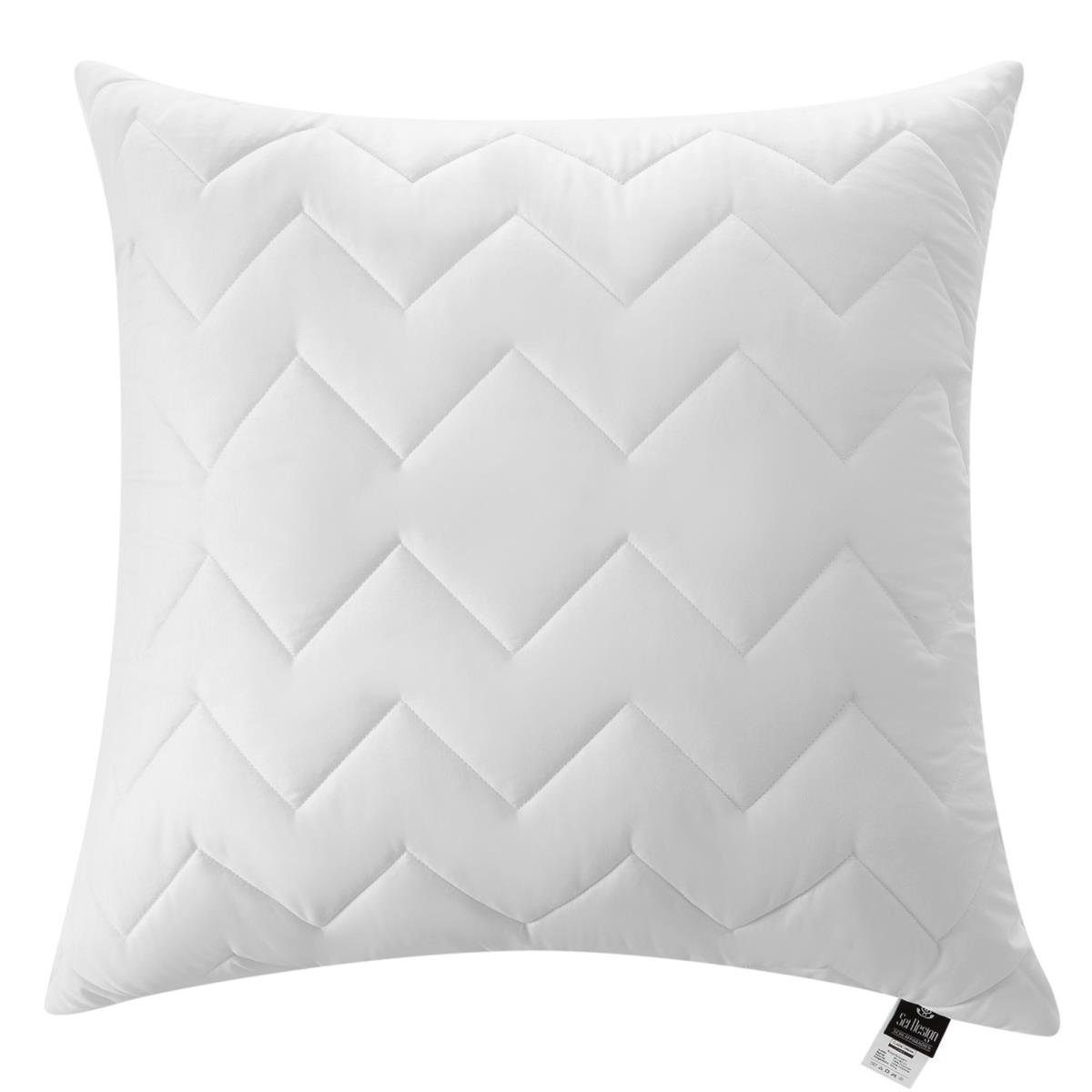 SEI Design Microfaserkissen Mikrofaser 80x80 - NORDIC Collection, Füllung: günstig online kaufen