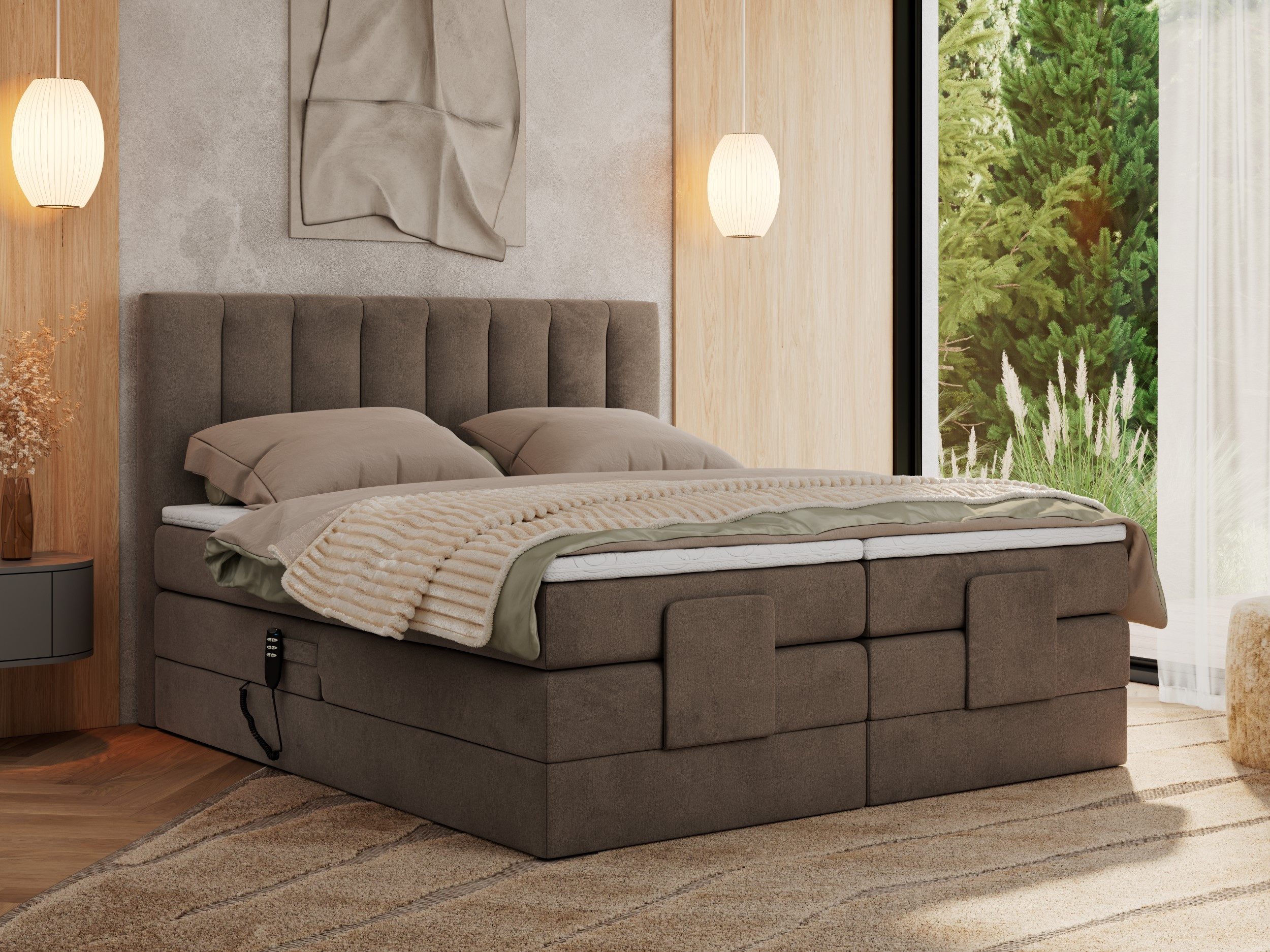 MKS MÖBEL Boxspringbett COMFORTO (Set, Packung, günstig online kaufen