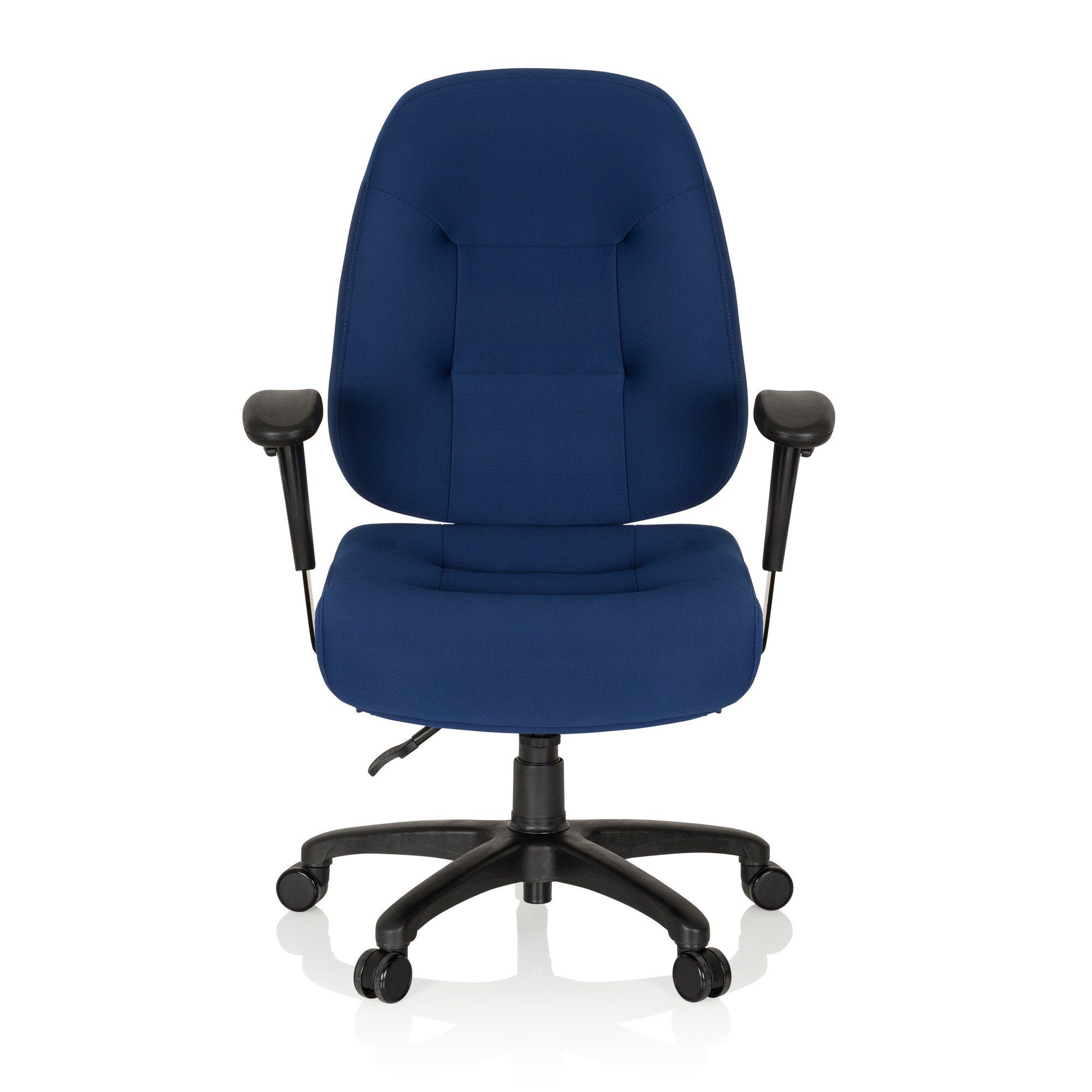 hjh OFFICE Drehstuhl Profi Bürostuhl ZENIT XXL Stoff (1 St), Schreibtischstuhl ergonomisch Blau